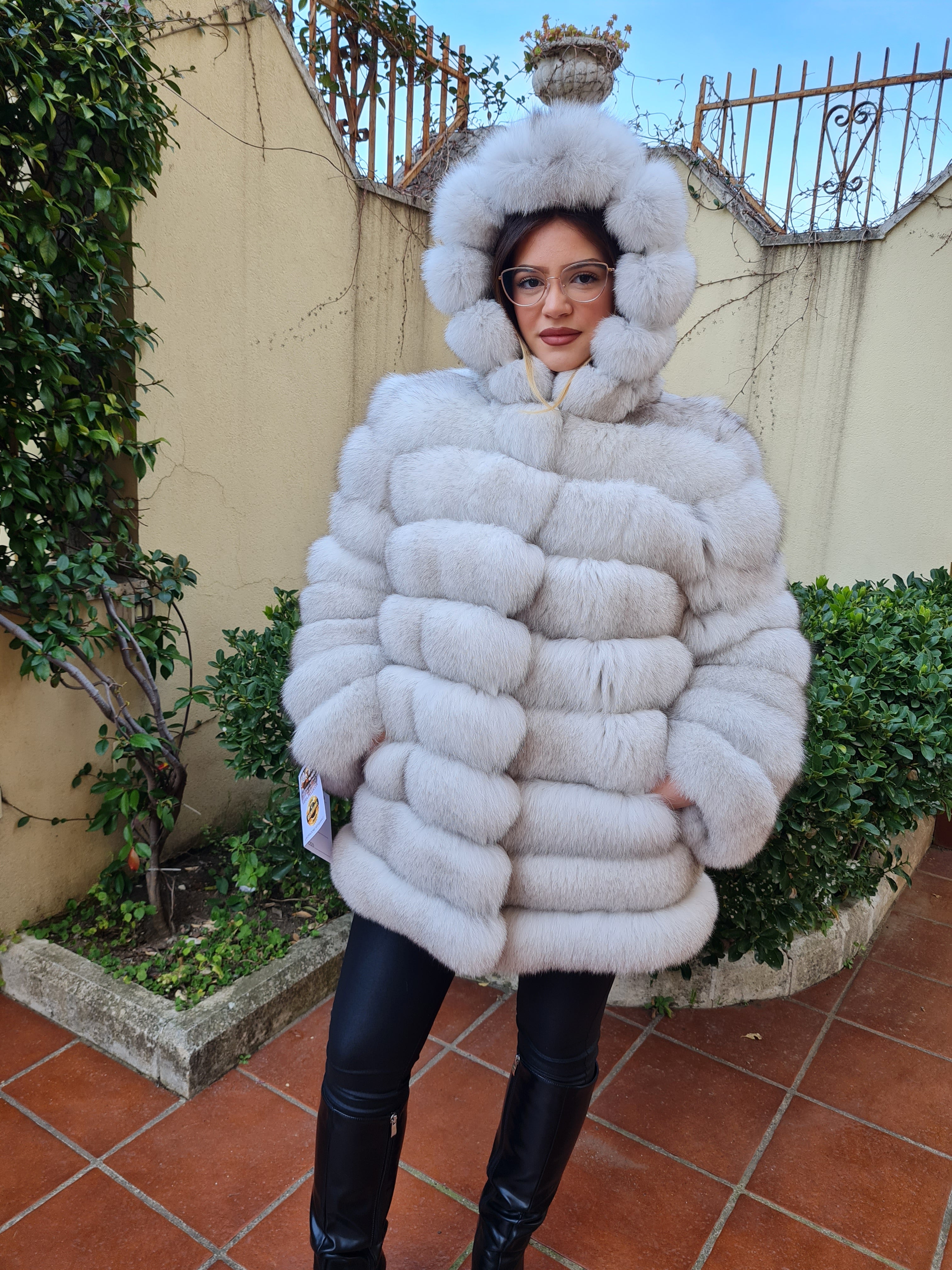 Giacca pelliccia di volpe