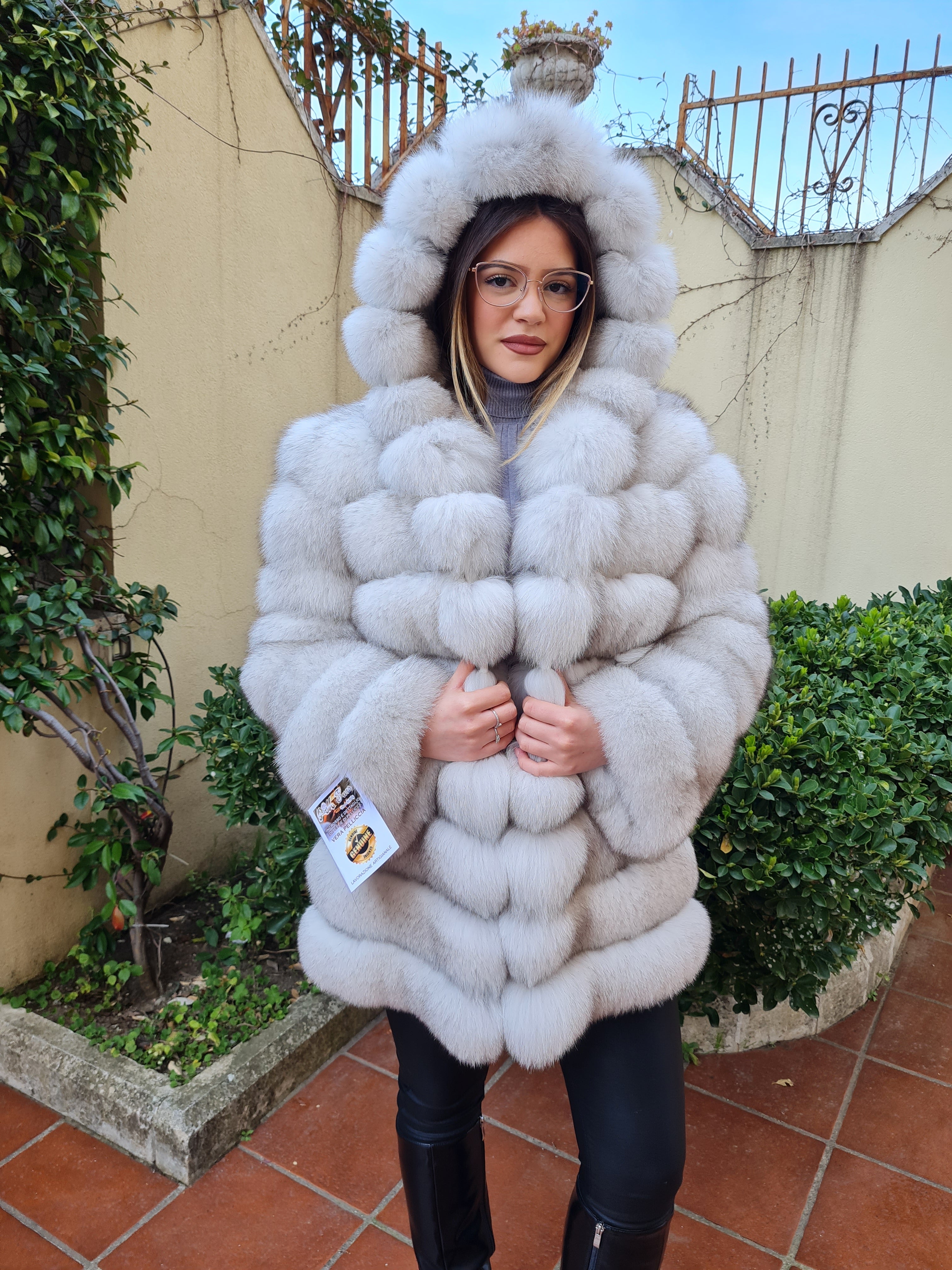 Giacca pelliccia di volpe