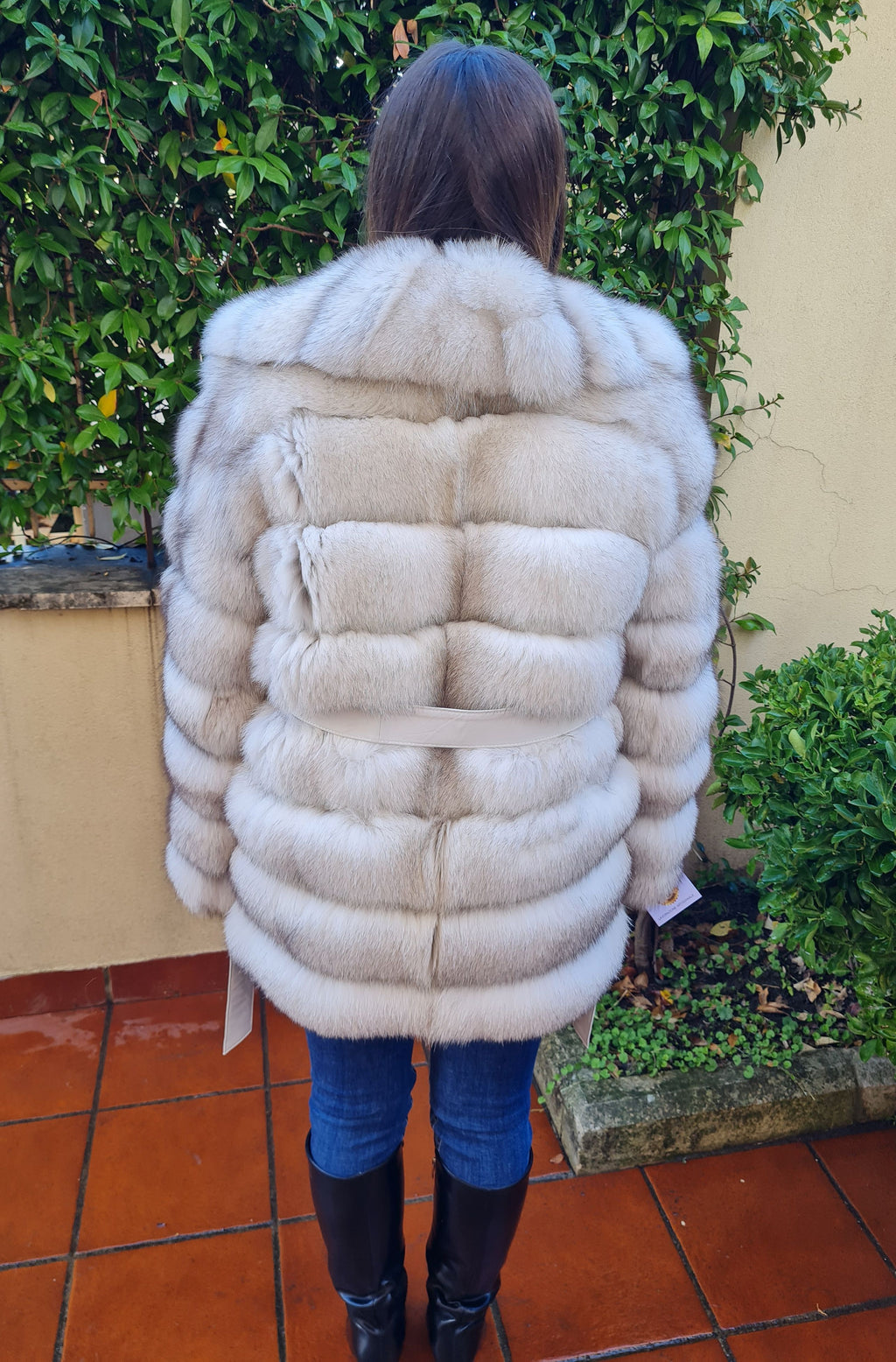 Giacca pelliccia di volpe della groenlandia