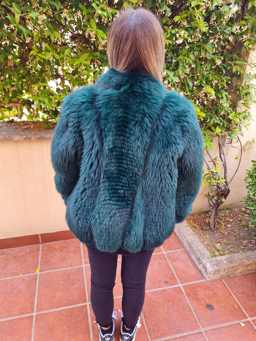 Bomber pelliccia di volpe