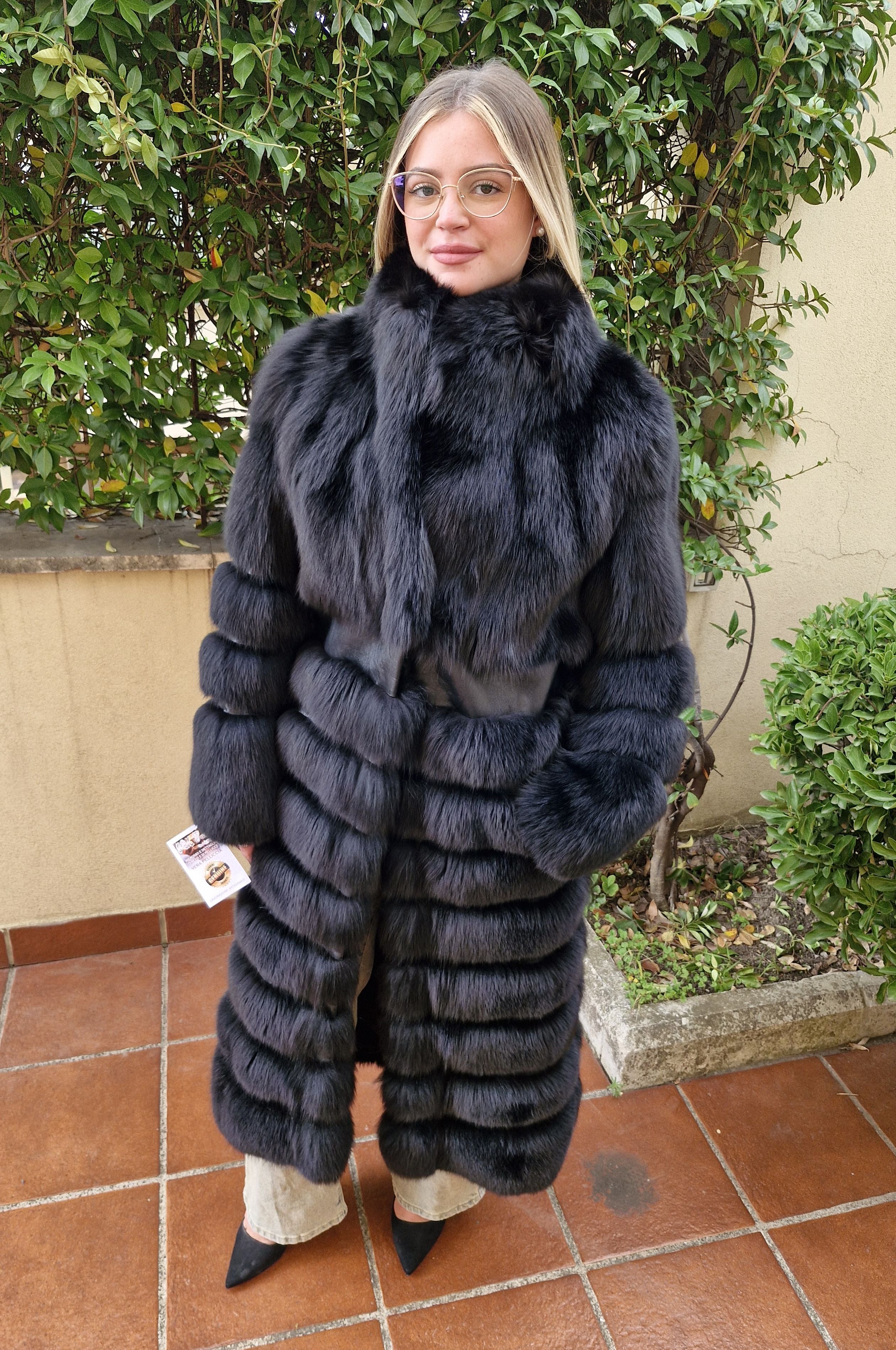Cappotto pelliccia di volpe