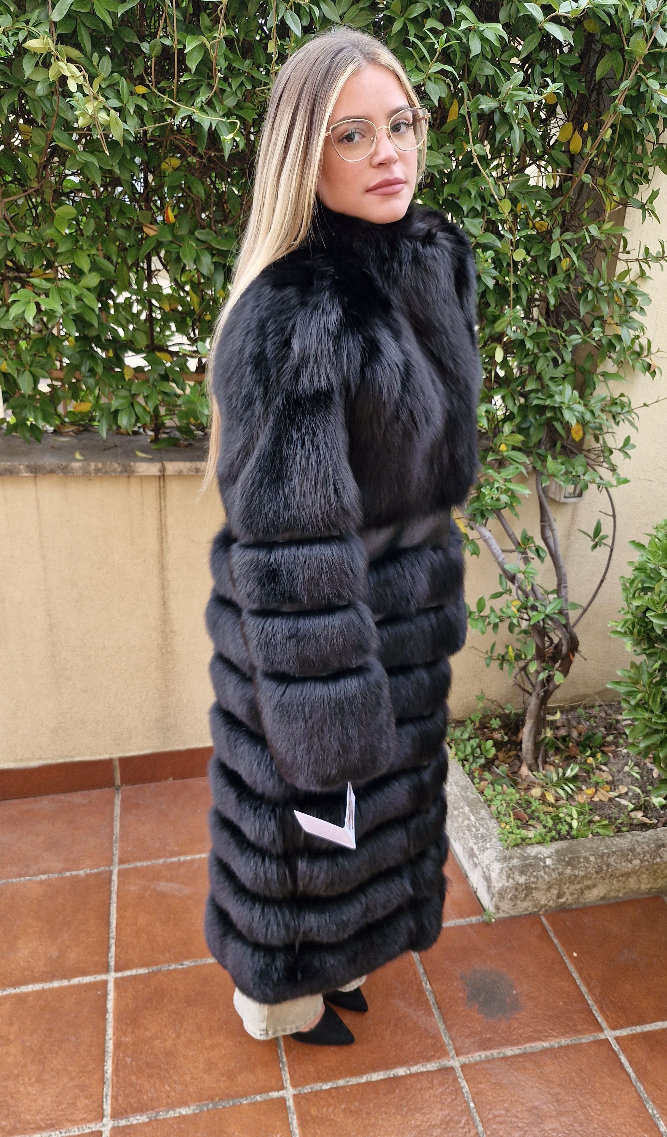 Cappotto pelliccia di volpe