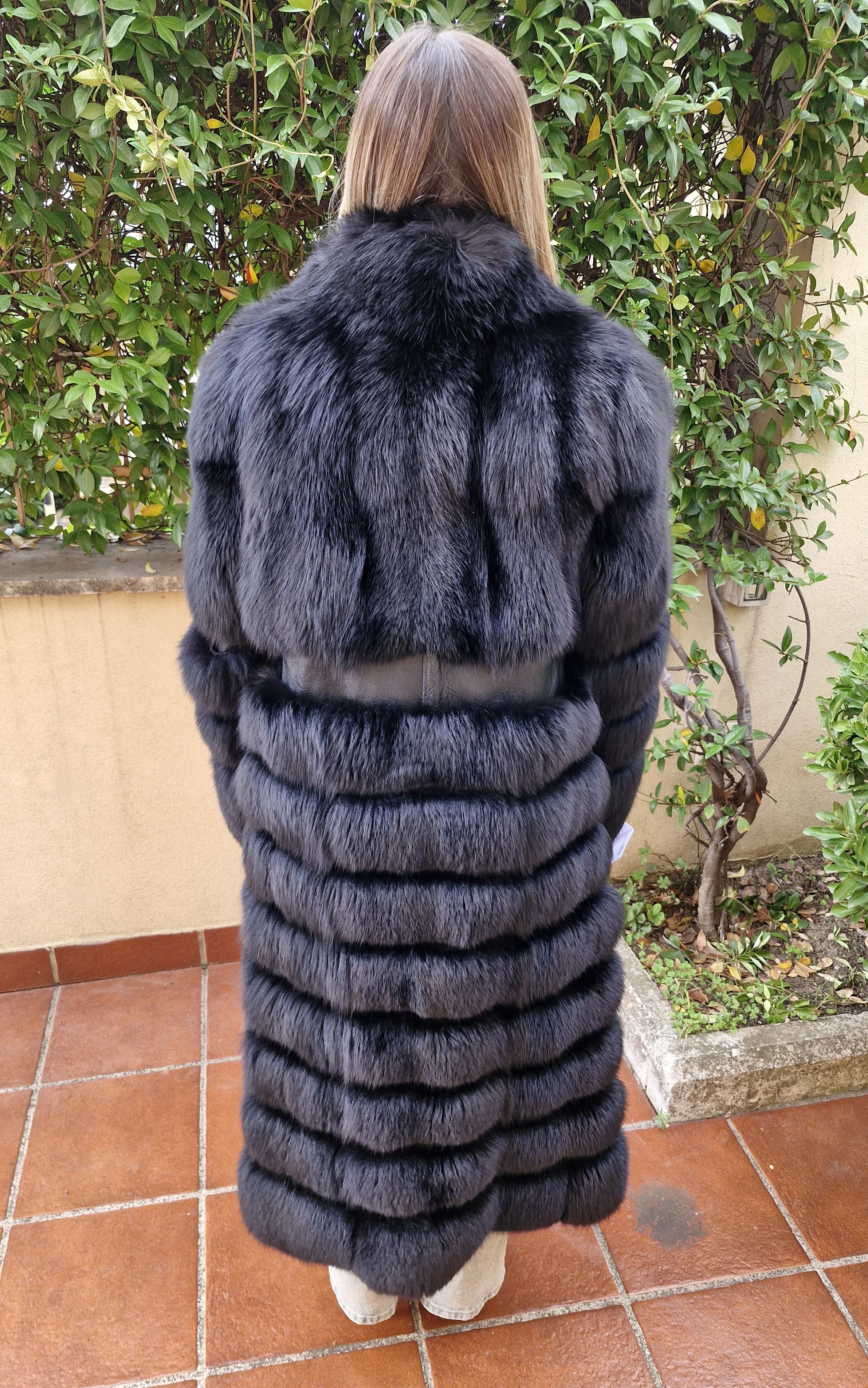 Cappotto pelliccia di volpe