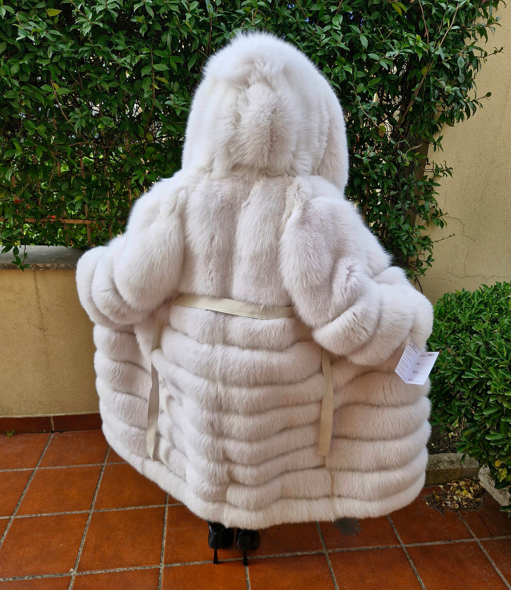 Cappotto pelliccia di volpe shadow
