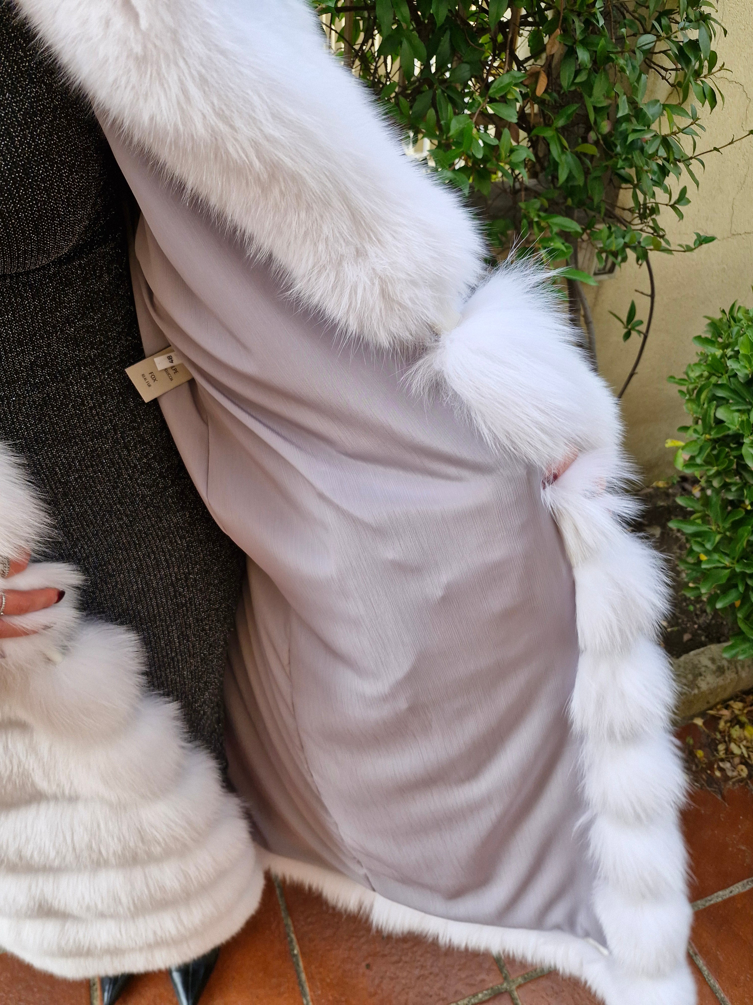 Cappotto pelliccia di volpe shadow