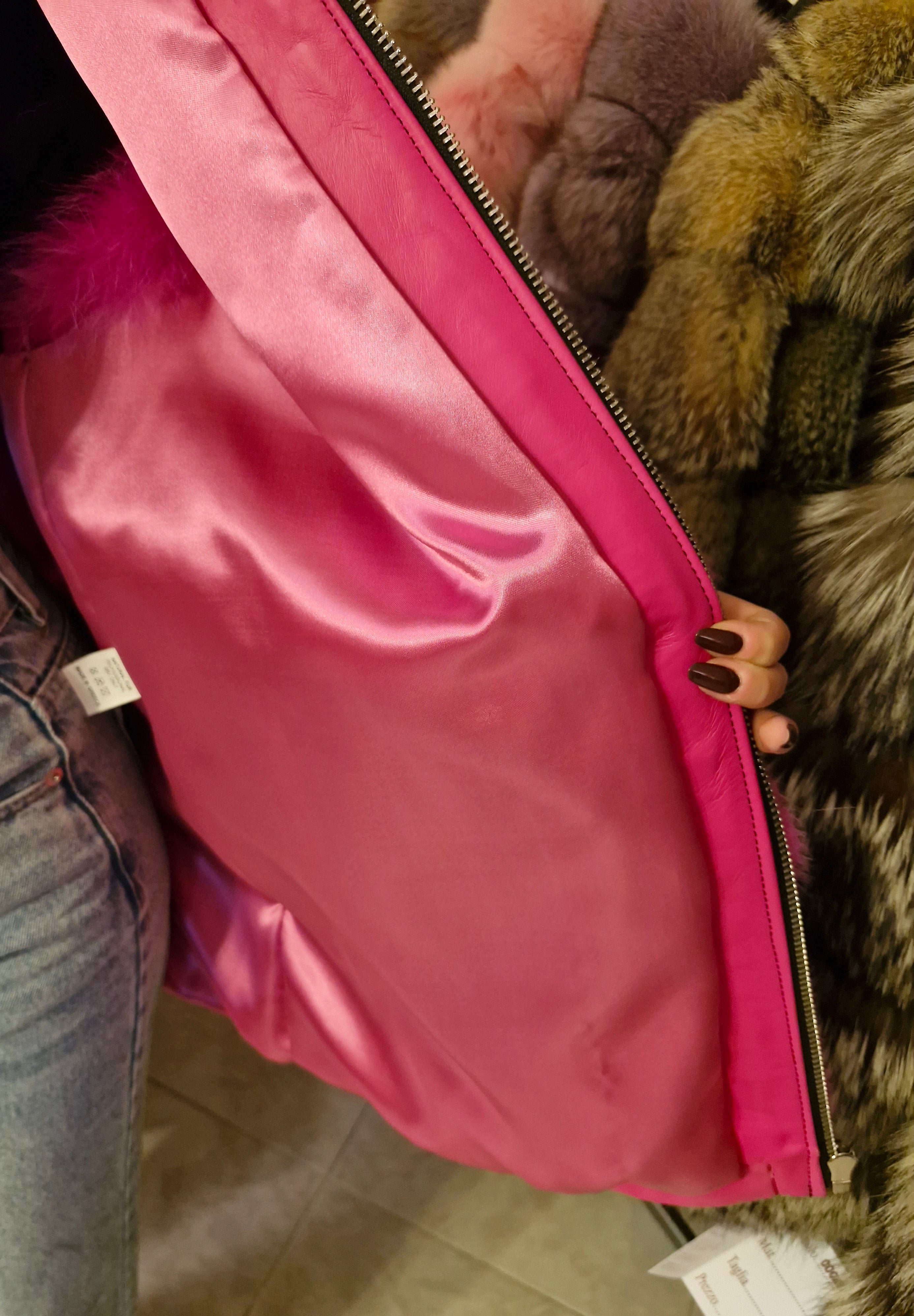 Gilet smanicato pelliccia di volpe