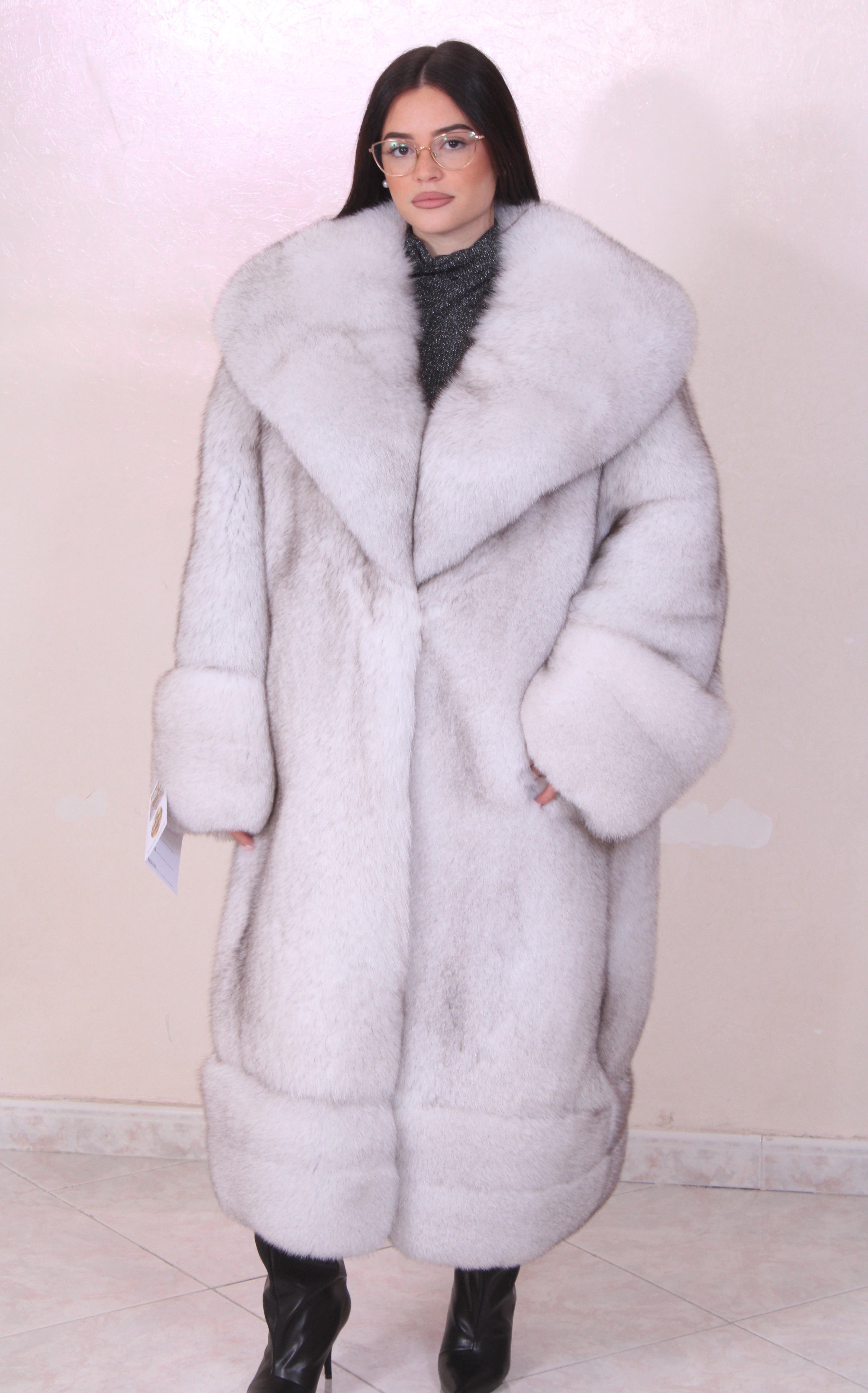 Cappotto pelliccia di volpe