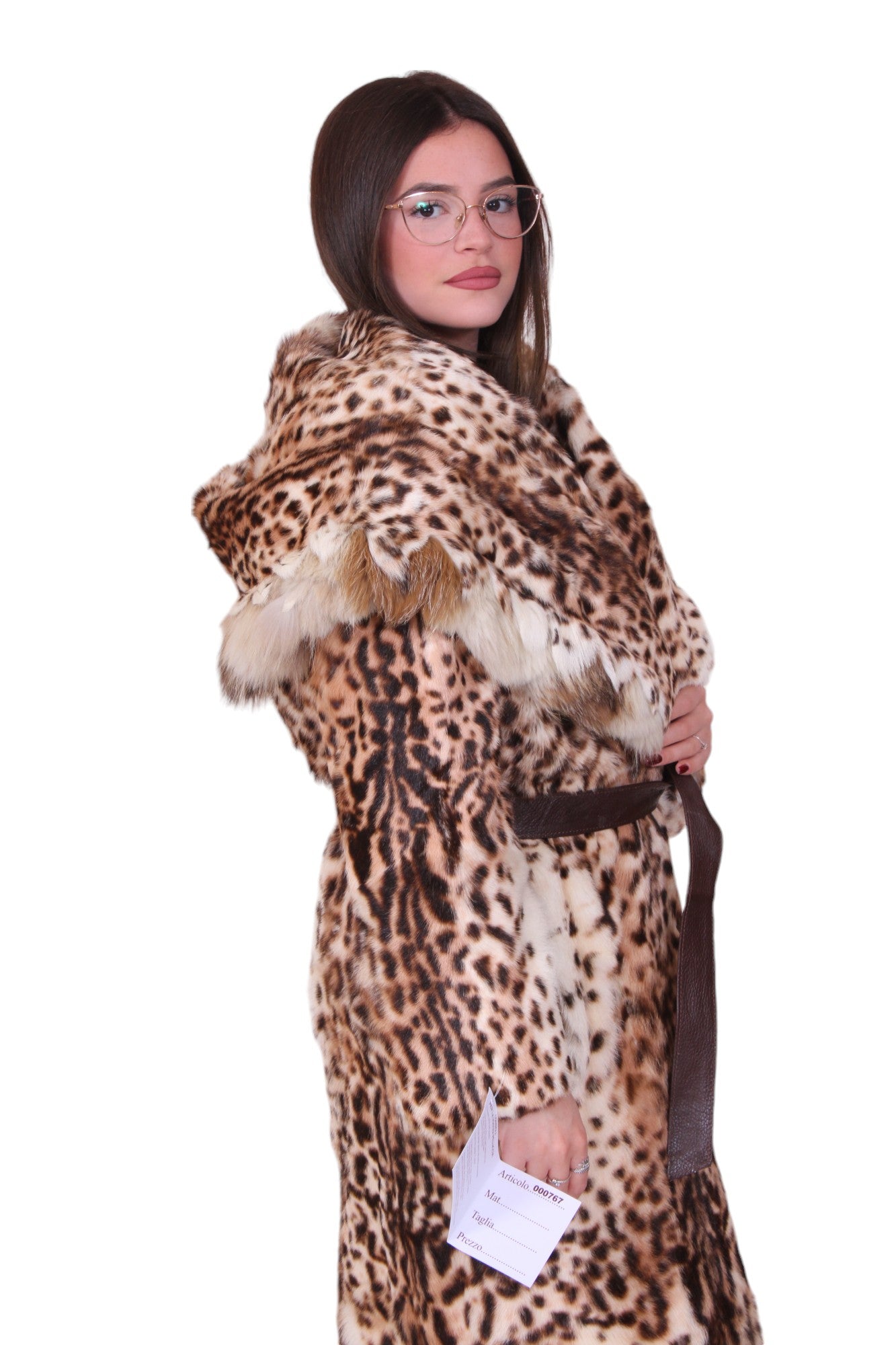 Cappotto pelliccia coniglio lapin