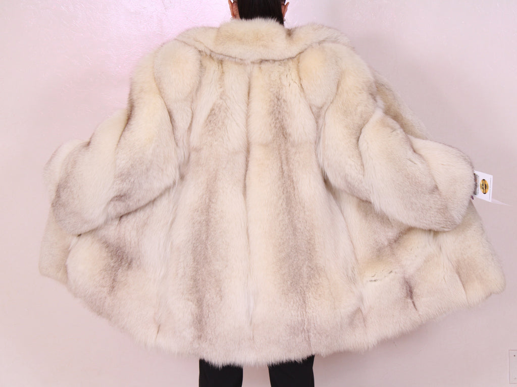 Giacca lunga di volpe vintage