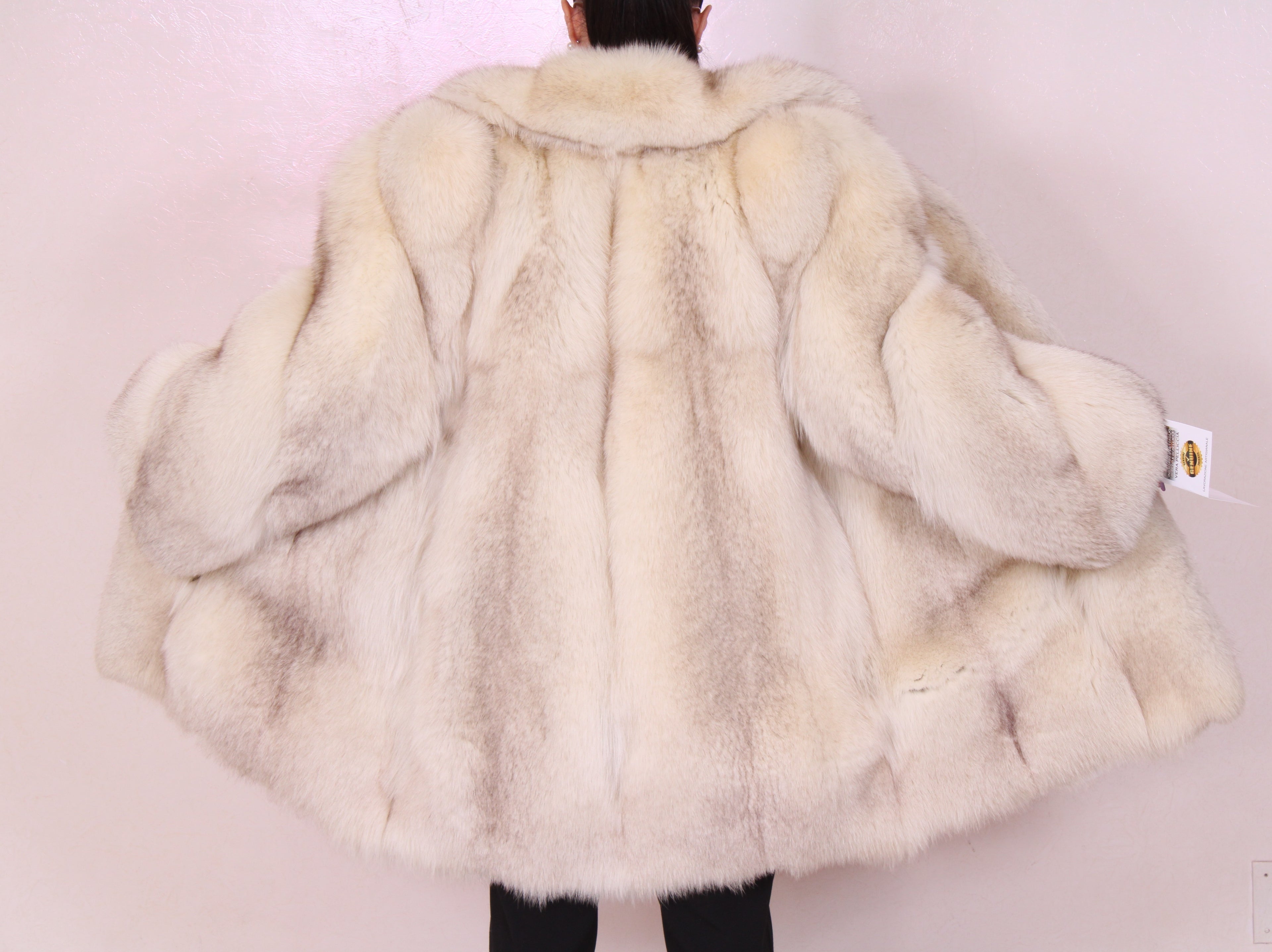 Giacca lunga di volpe vintage