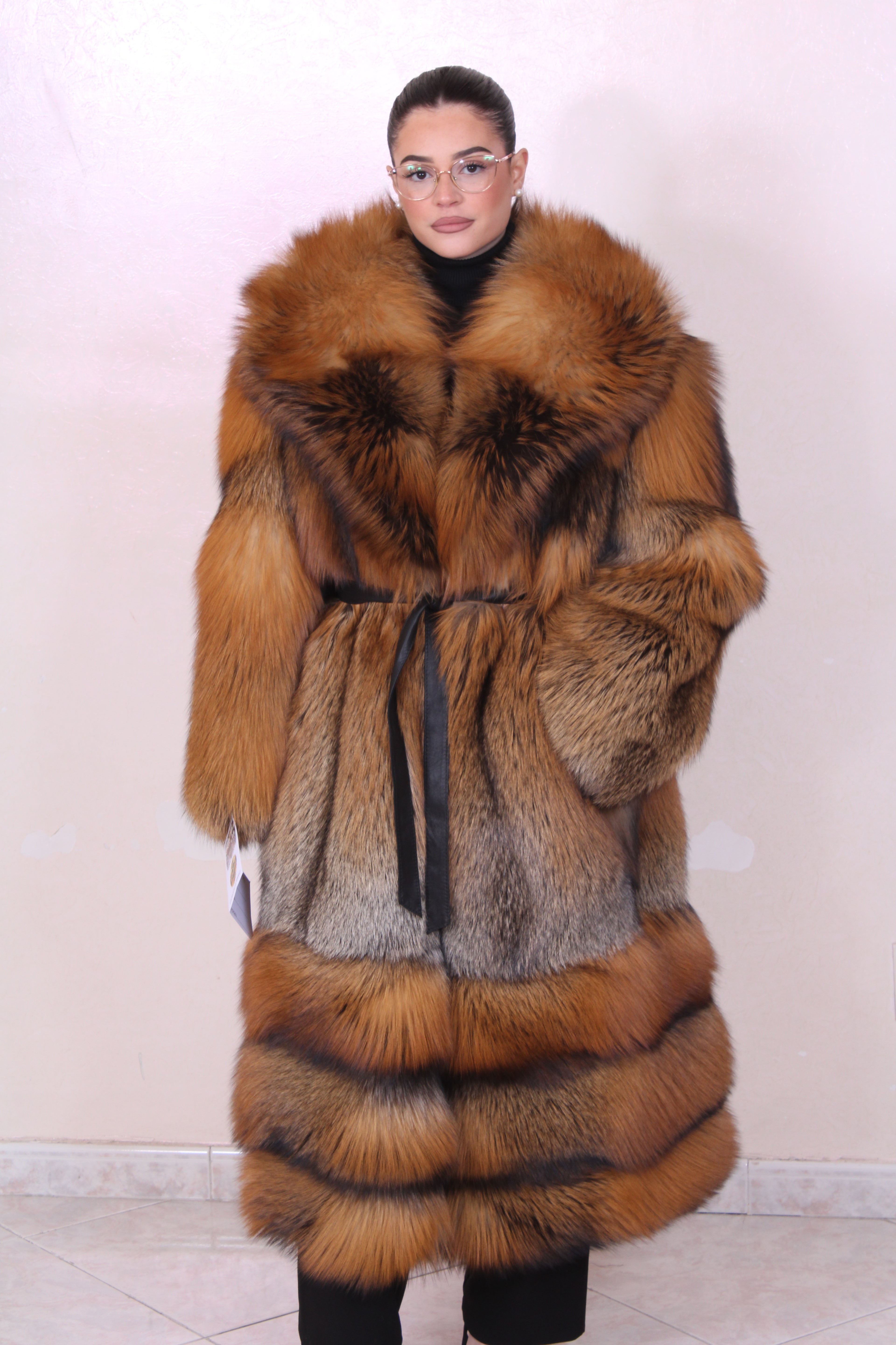 Cappotto pelliccia volpe nuova
