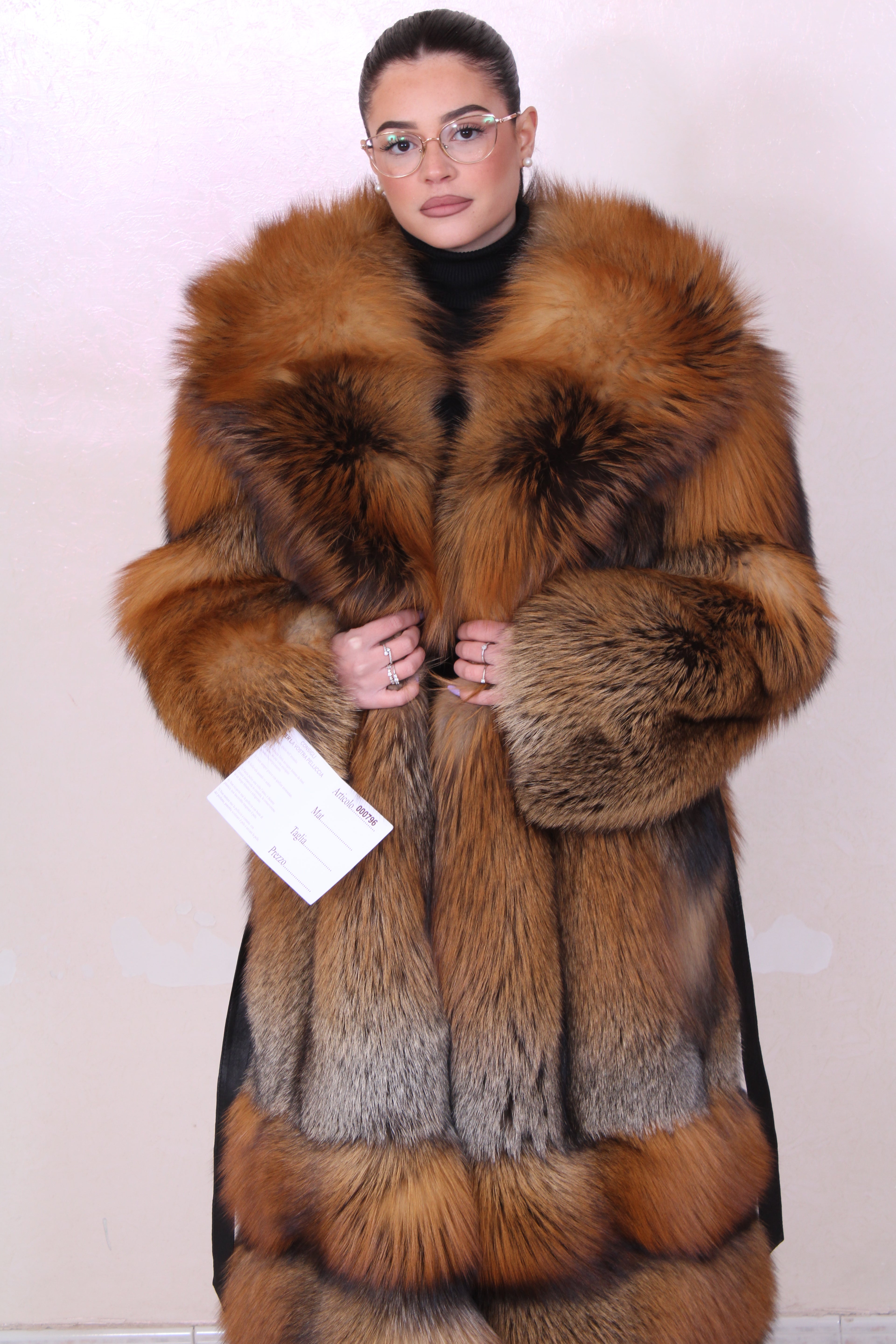 Cappotto pelliccia volpe nuova