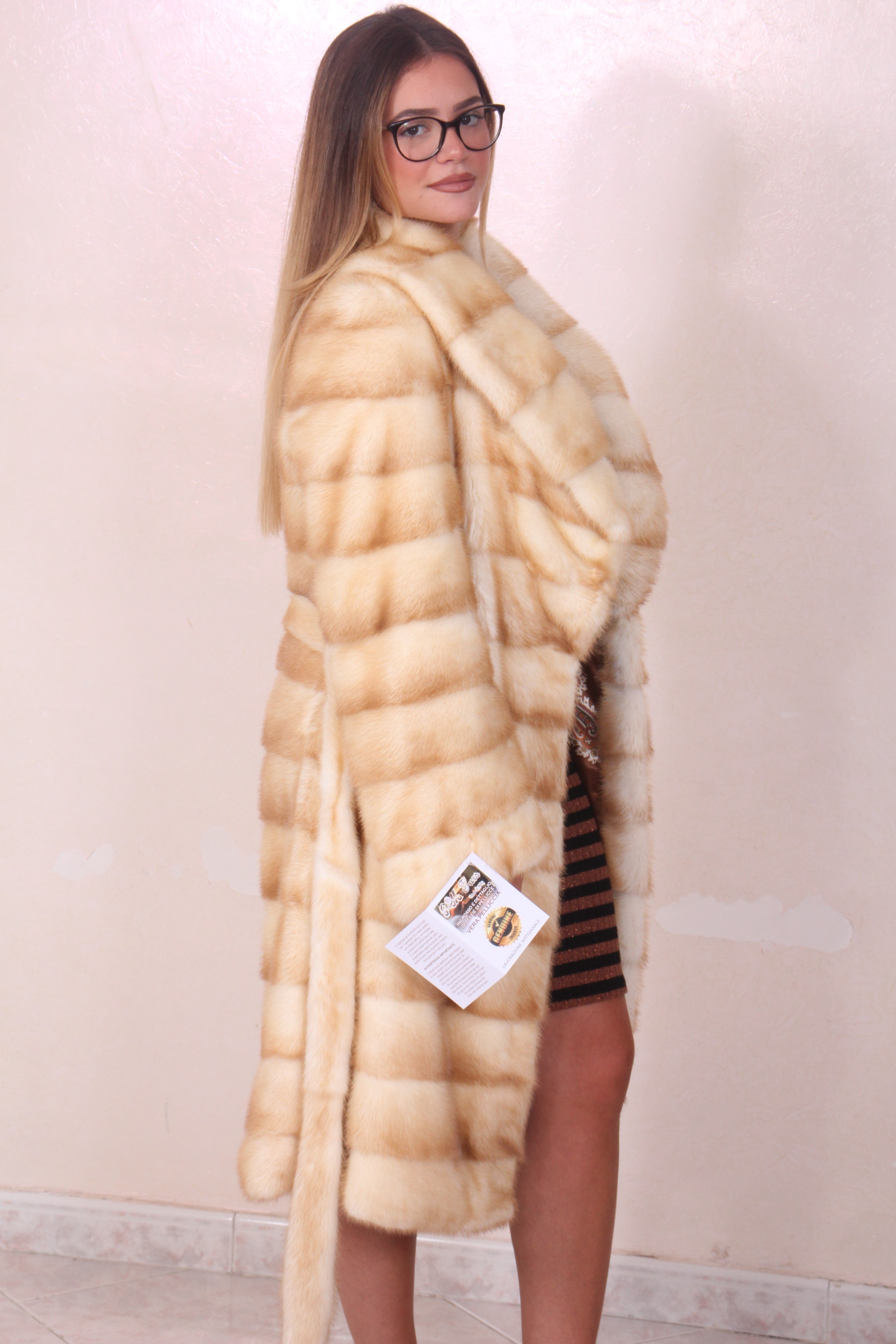 Cappotto pelliccia di visone