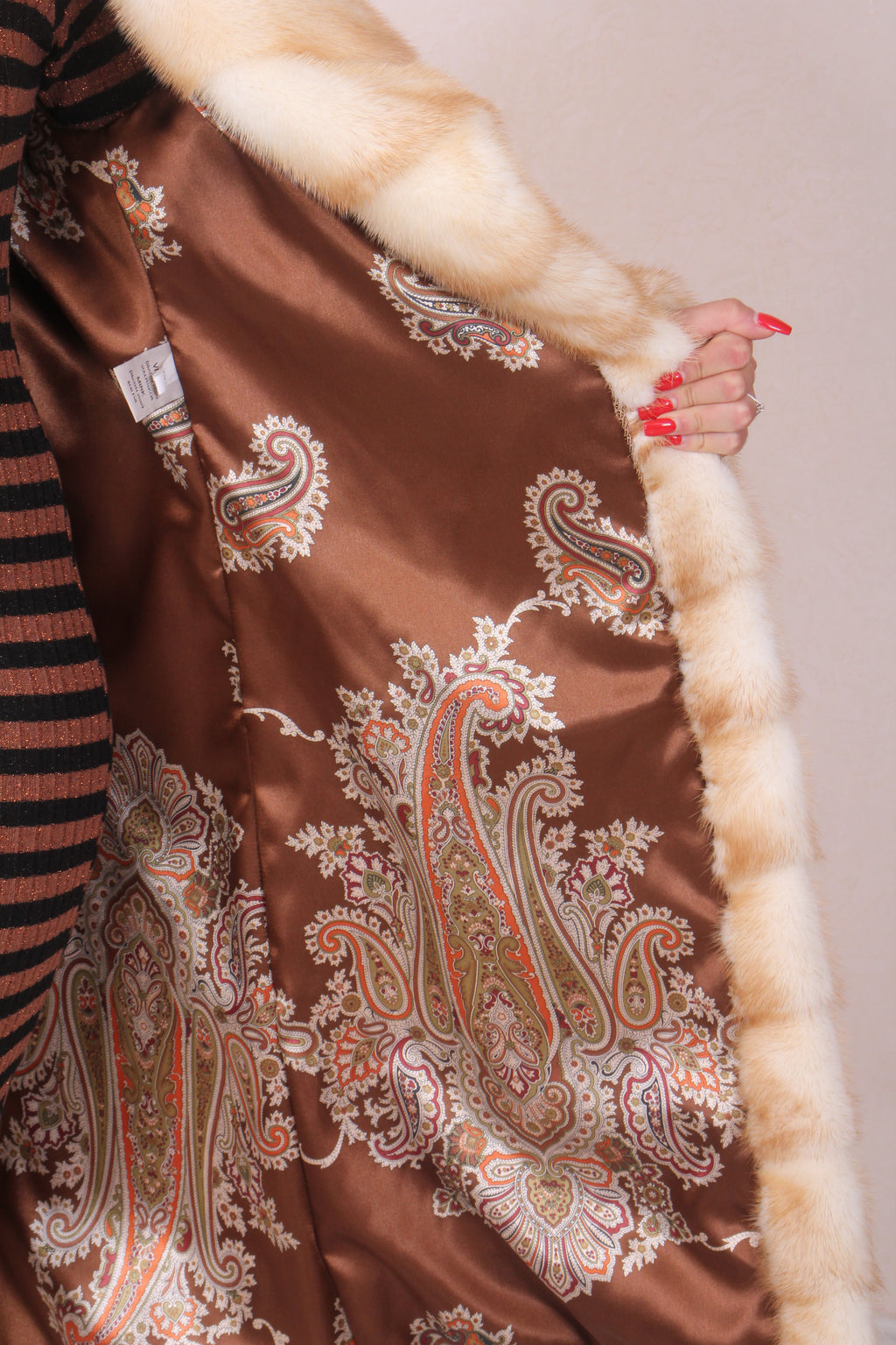 Cappotto pelliccia di visone