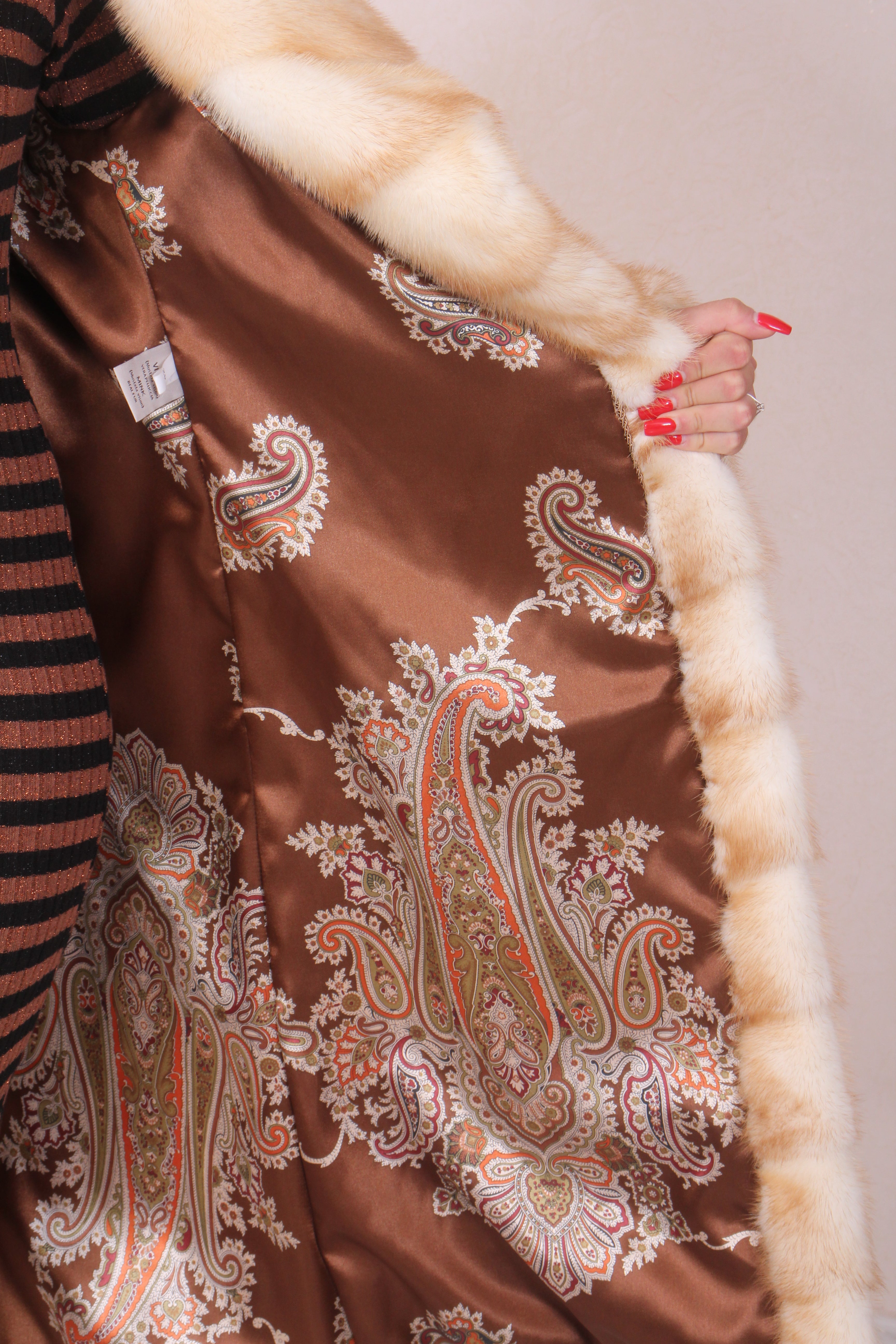 Cappotto pelliccia di visone