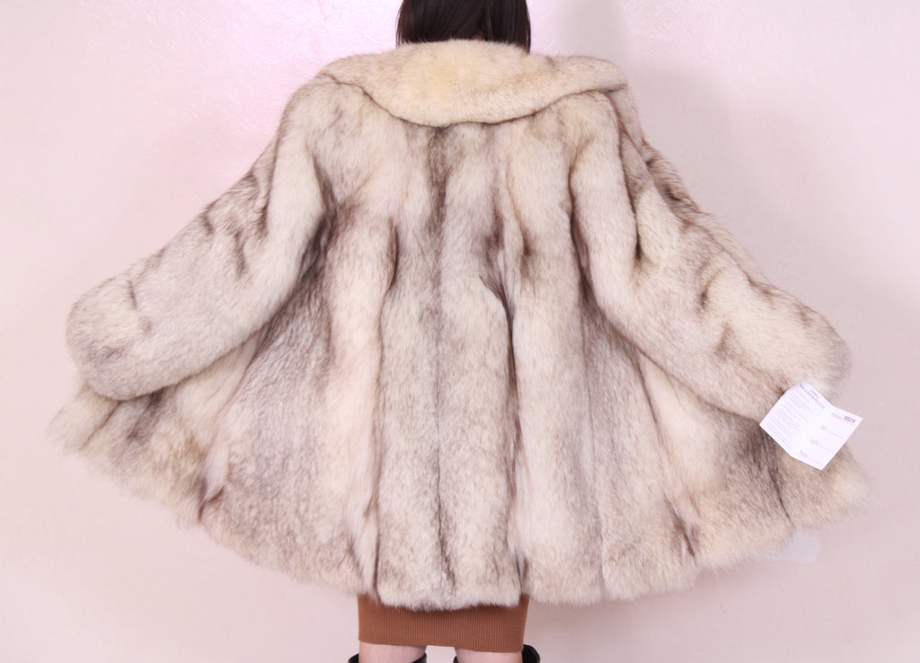 Giacca pelliccia di volpe vintage