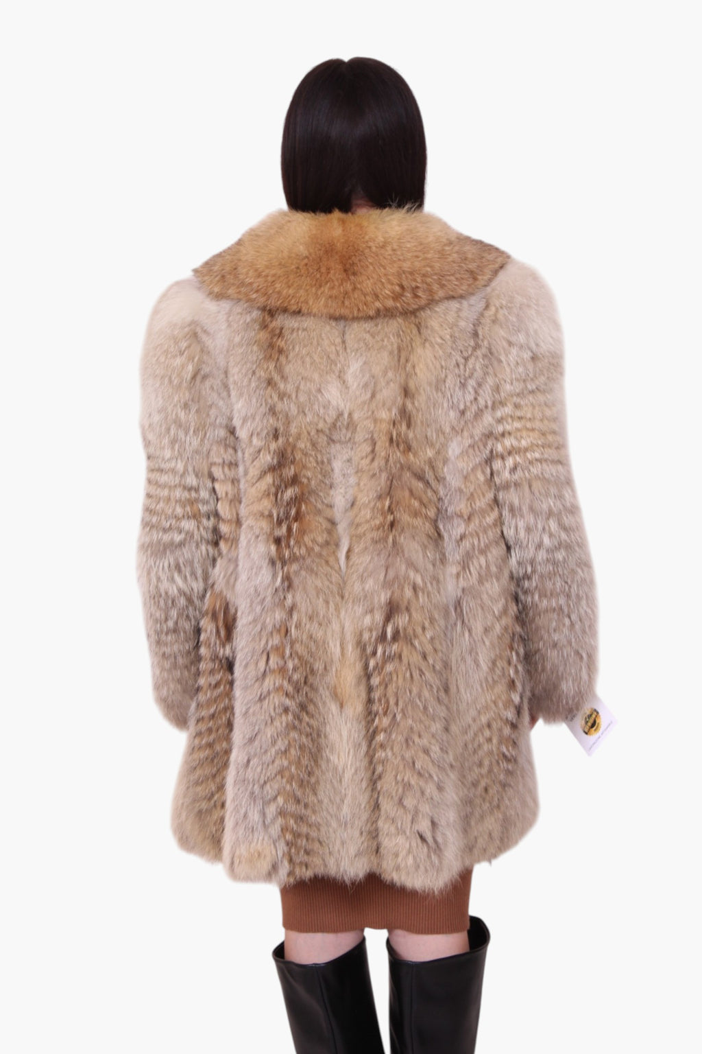 Giacca pelliccia coyote vintage