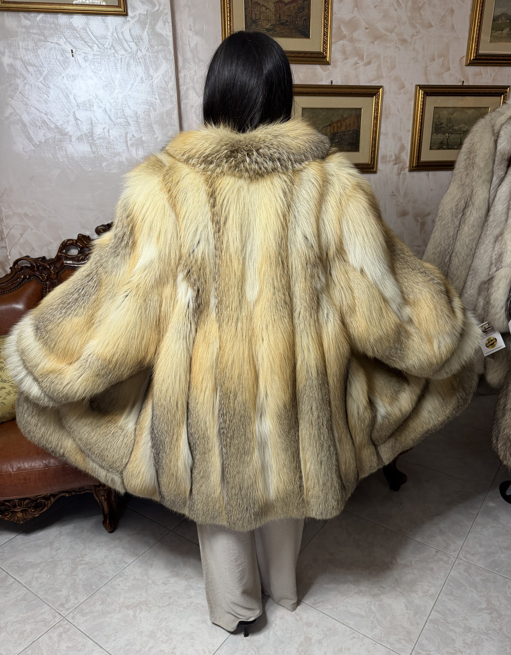 Giacca pelliccia di volpe