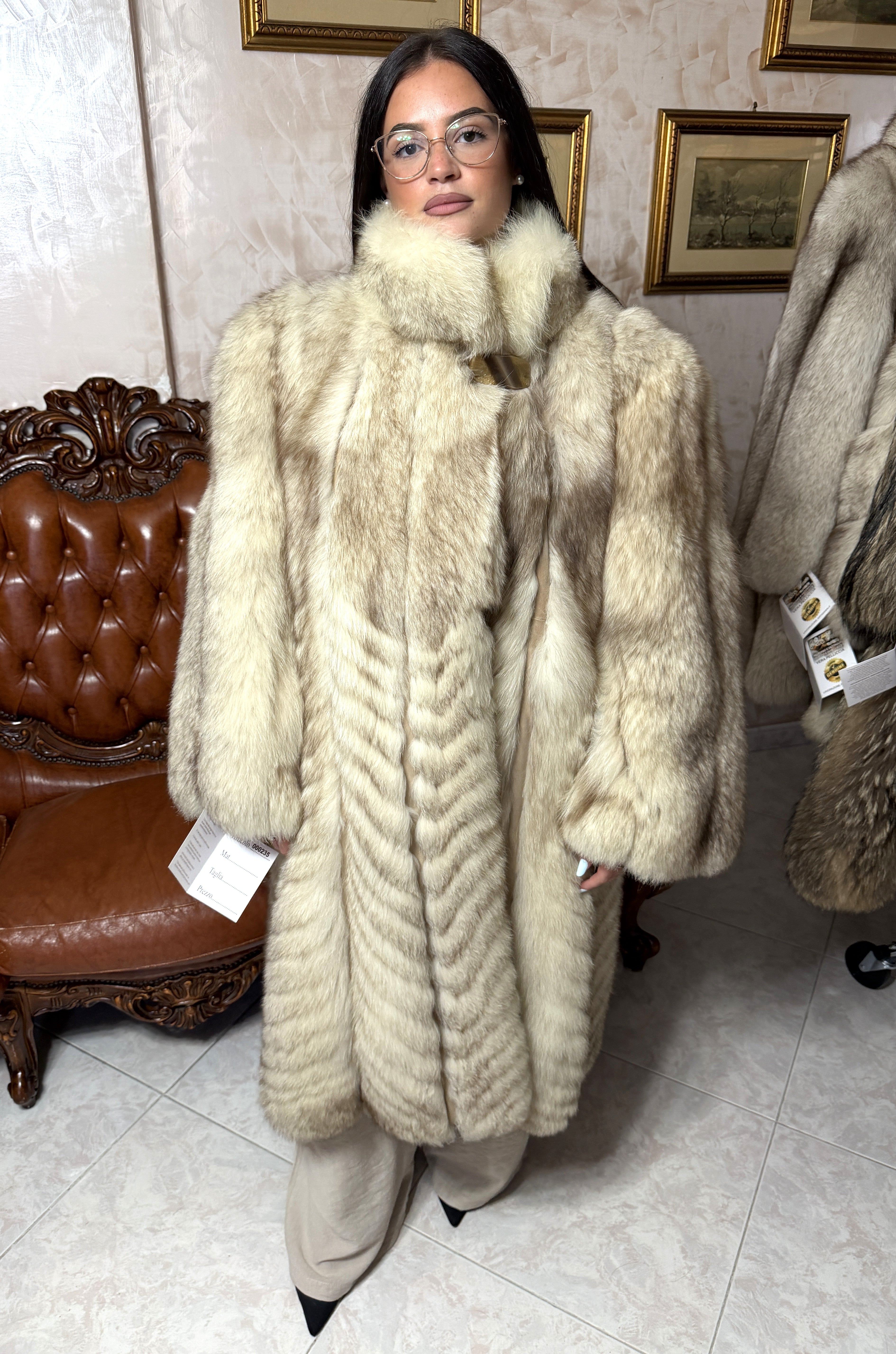 Cappotto pelliccia di volpe
