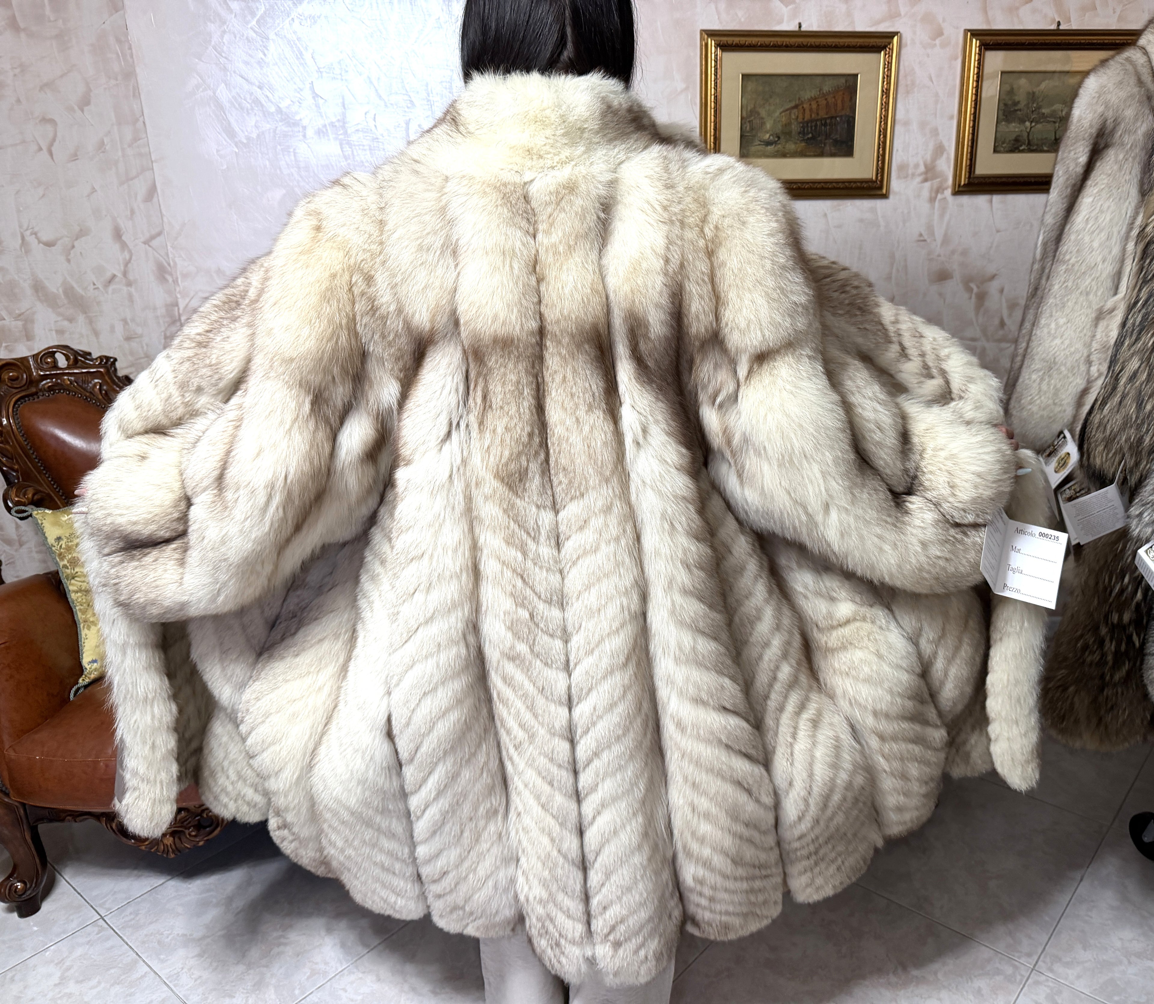 Cappotto pelliccia di volpe