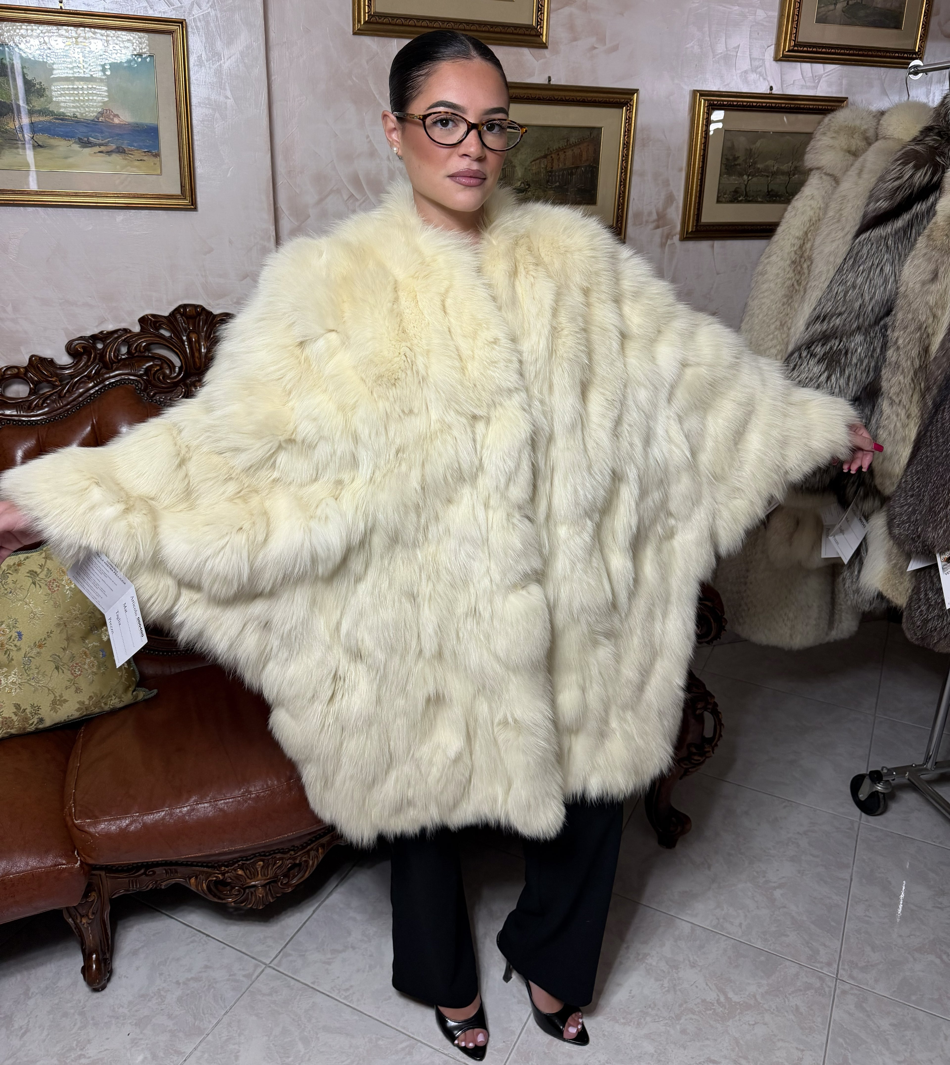 Giacca pelliccia di volpe