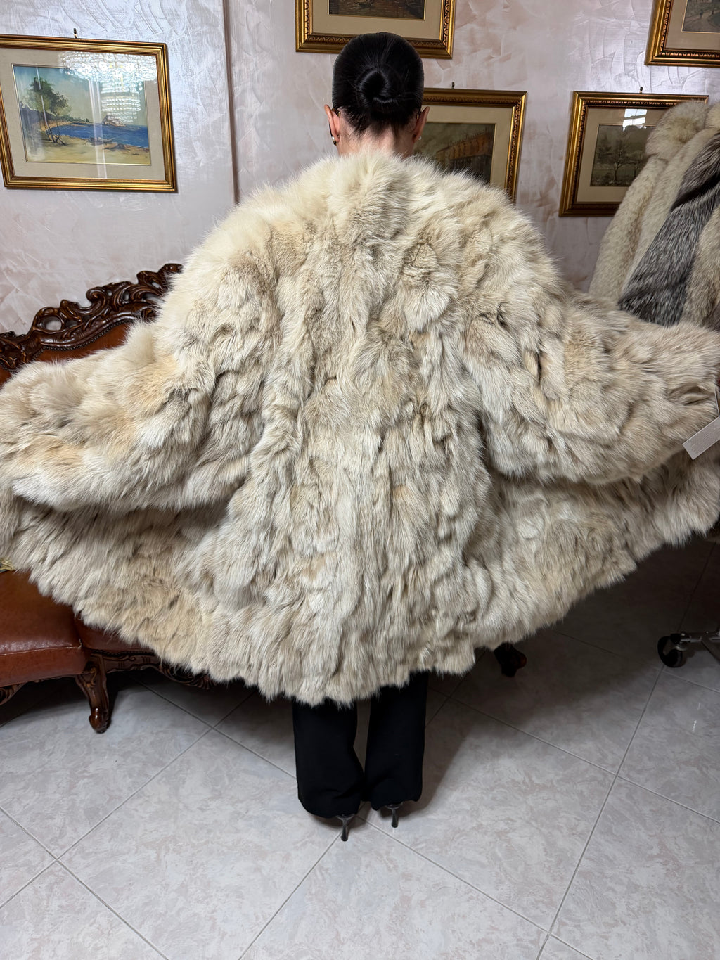 Giacca pelliccia di volpe