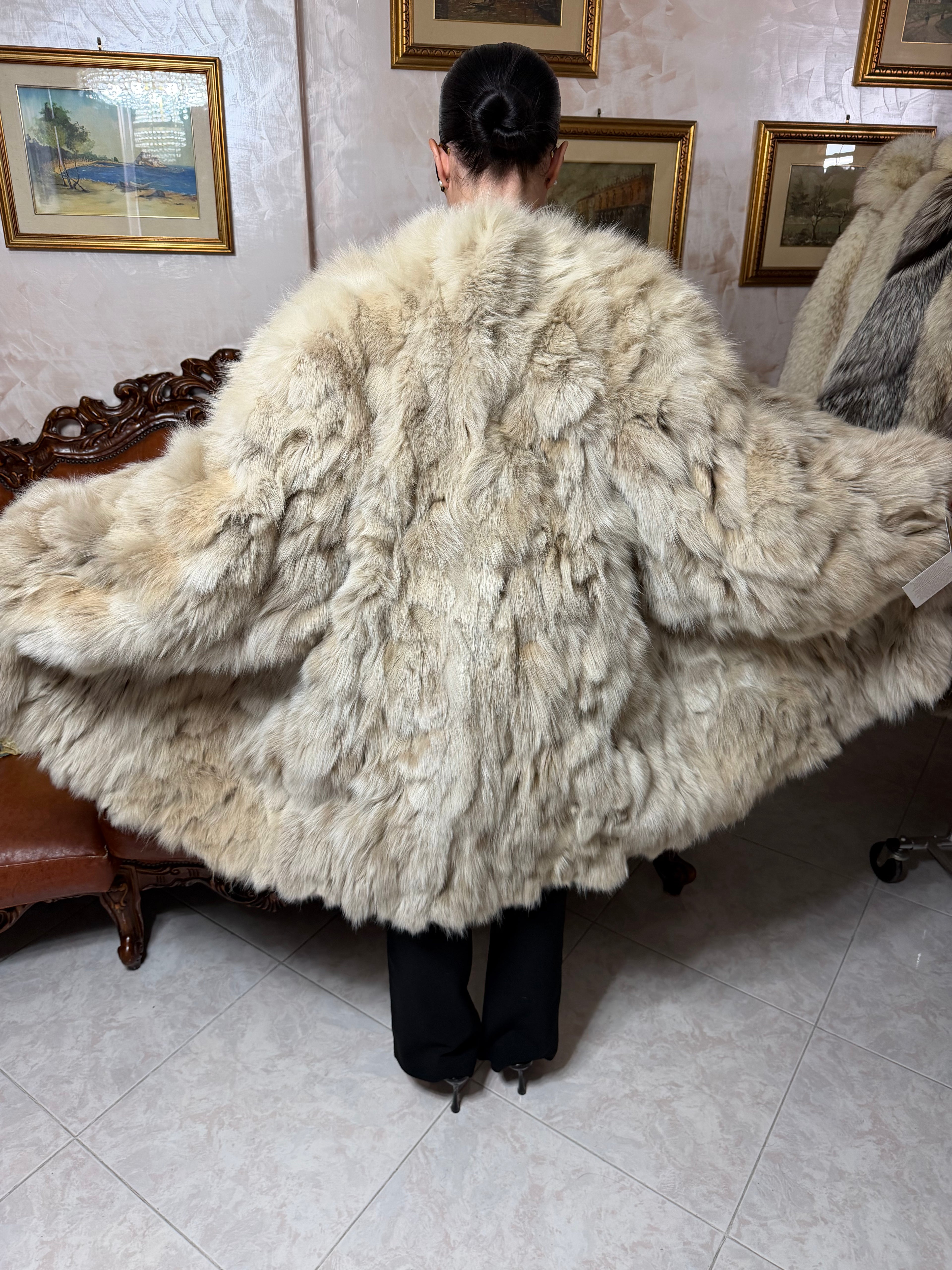 Giacca pelliccia di volpe