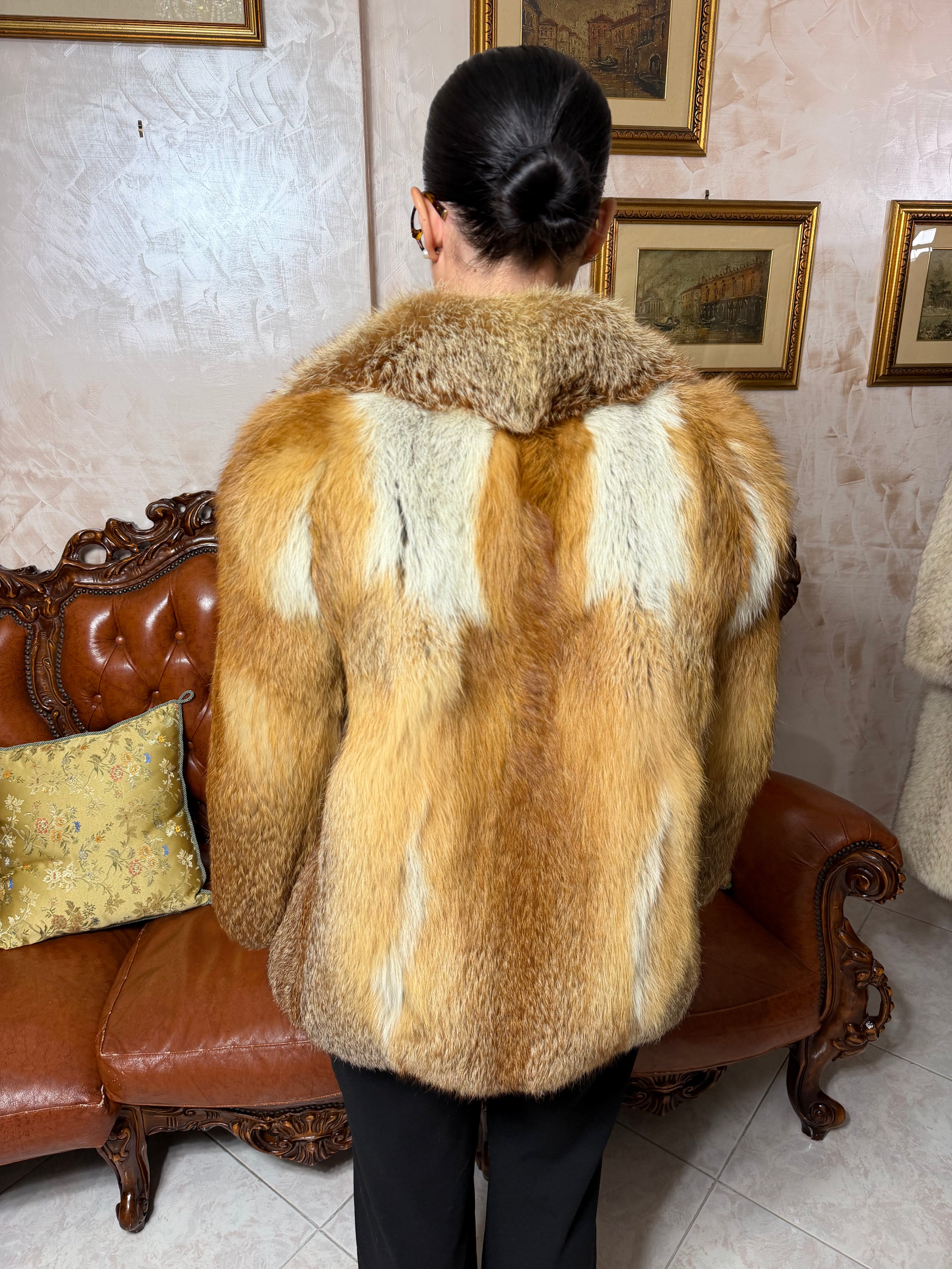 Vintage fox fur jacket