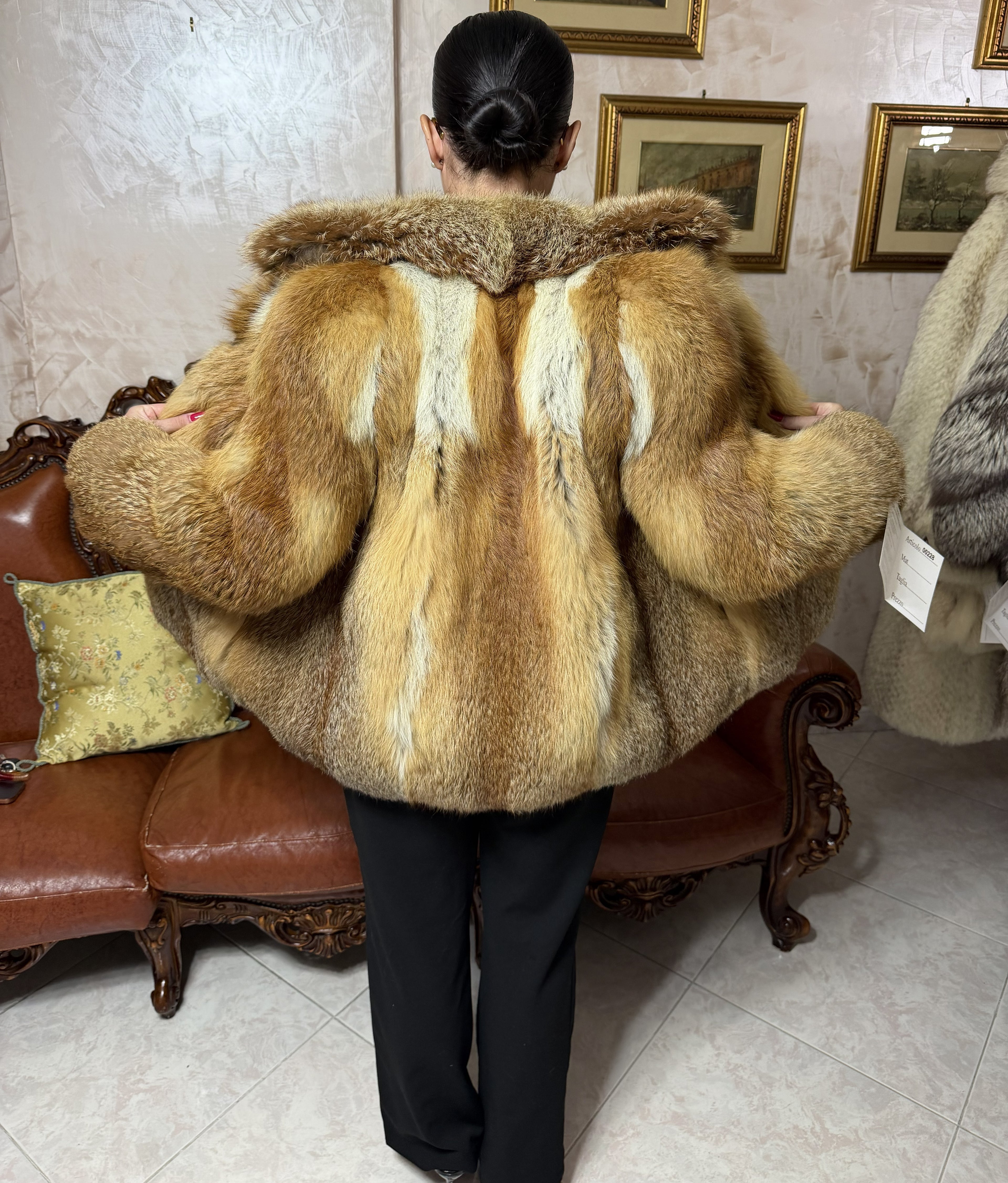 Vintage fox fur jacket