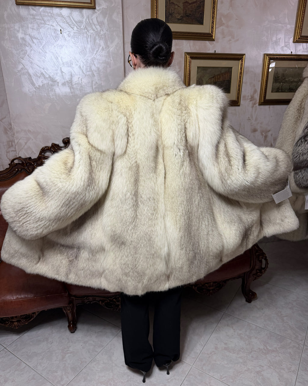 Giacca pelliccia volpe