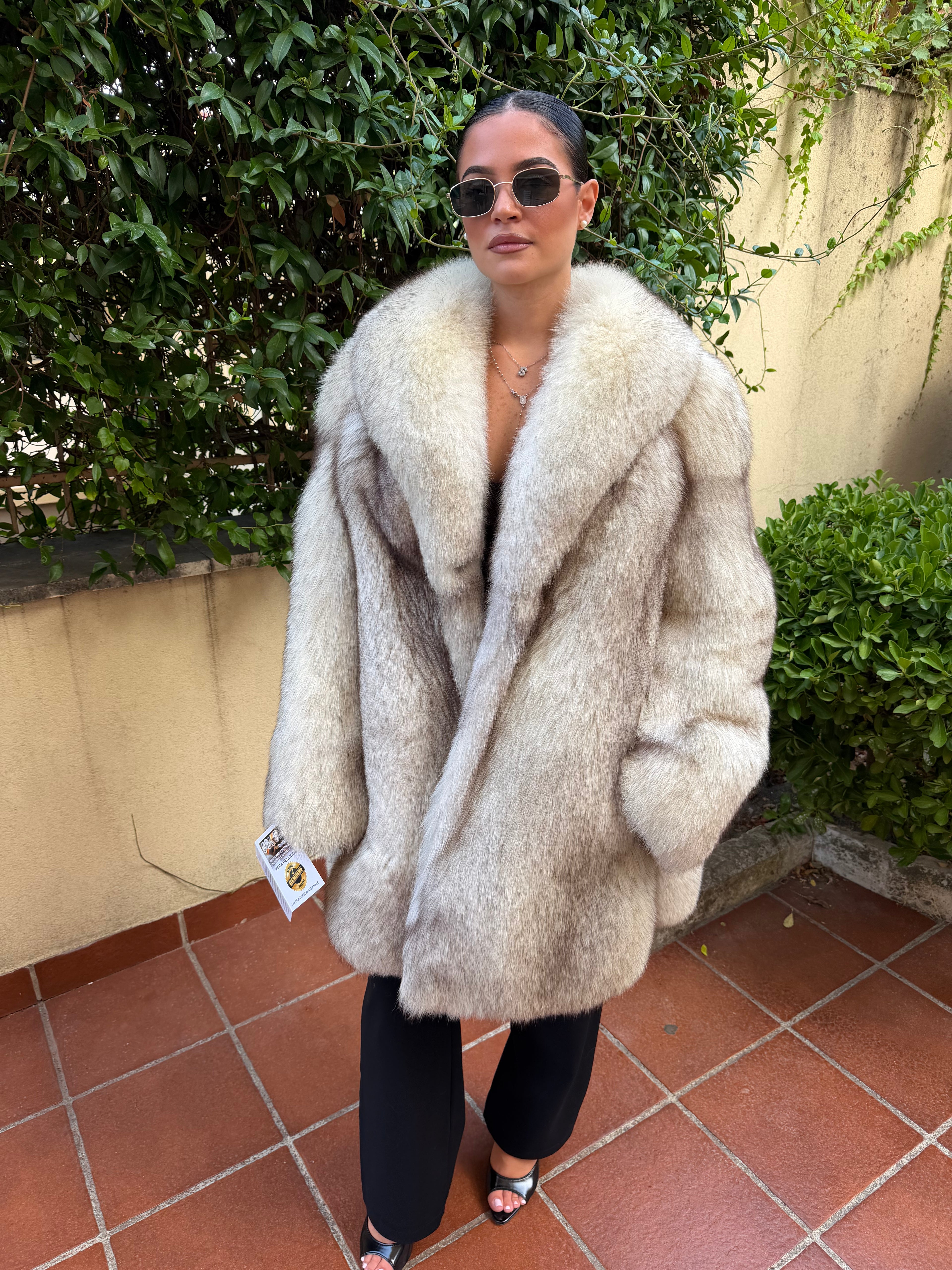 Giacca pelliccia volpe