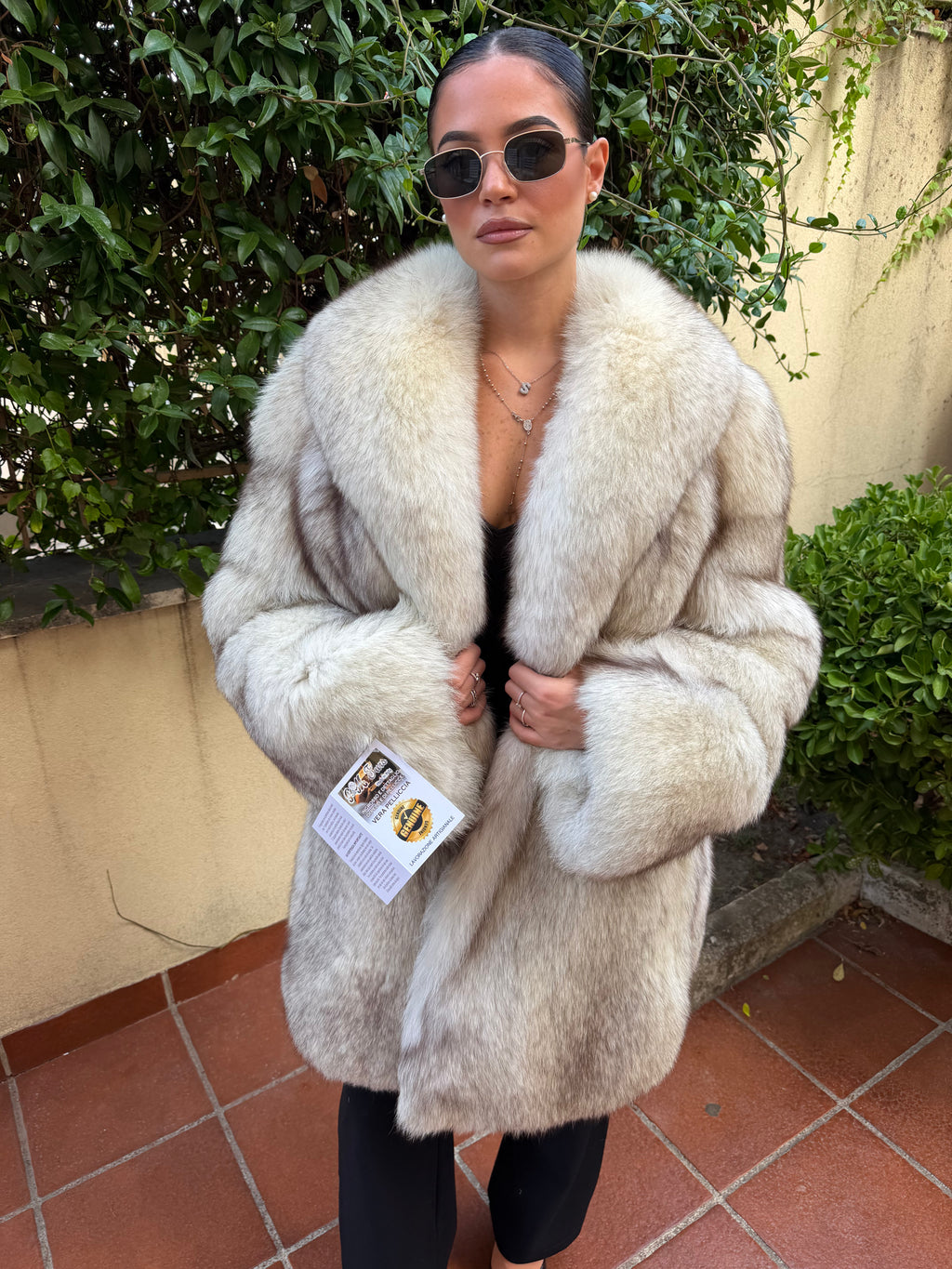 Giacca pelliccia volpe