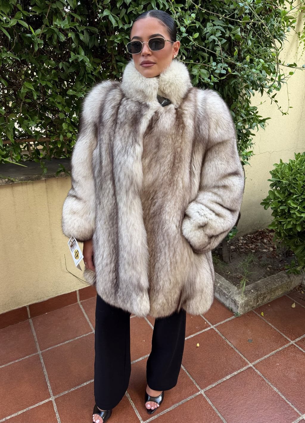 Giacca pelliccia volpe