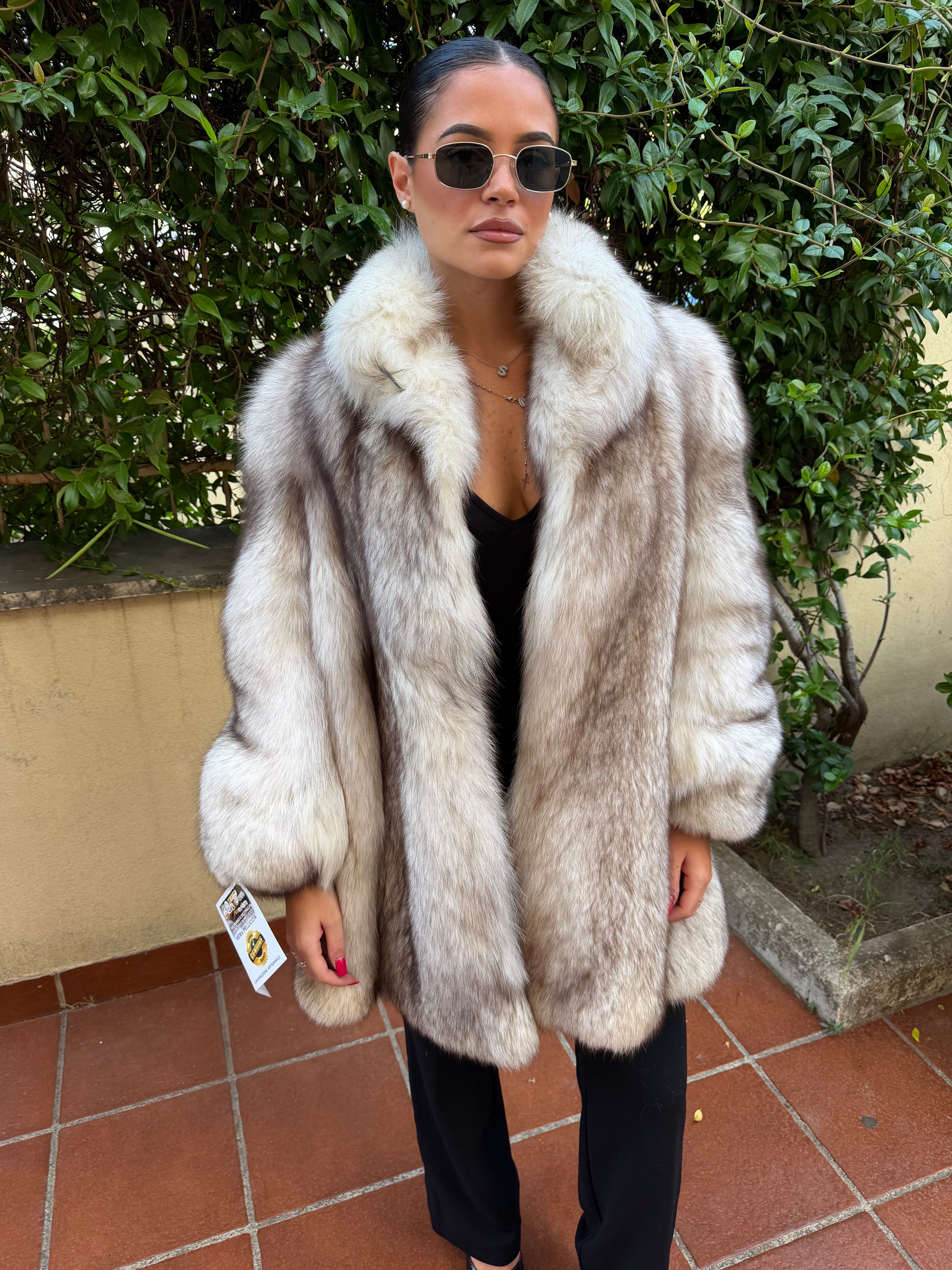 Giacca pelliccia volpe