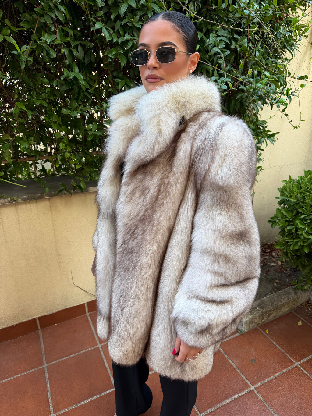 Giacca pelliccia volpe
