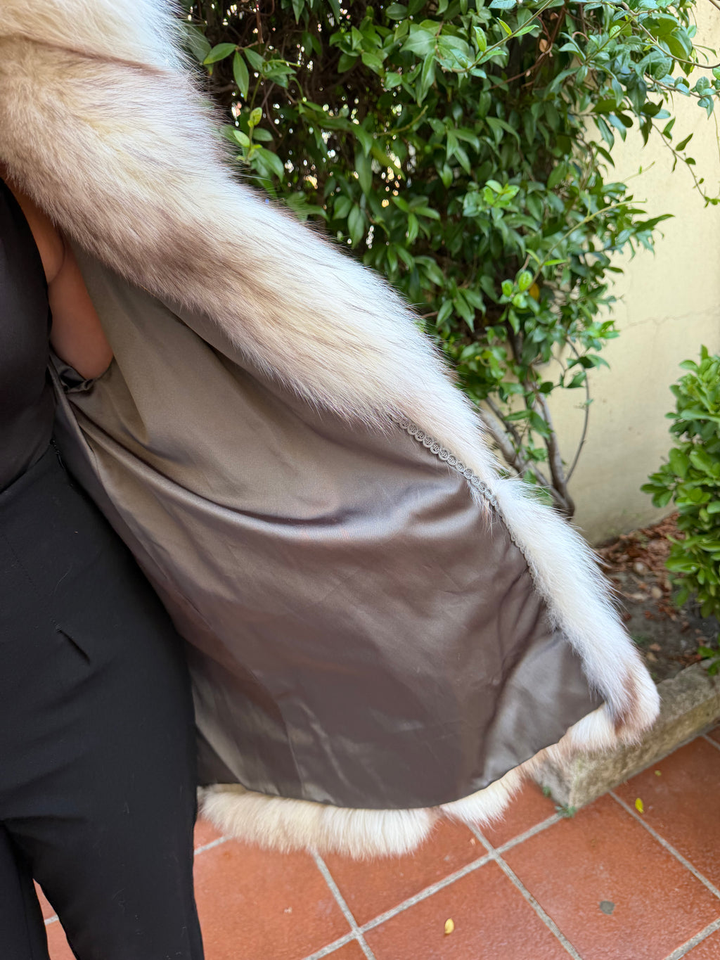 Giacca pelliccia volpe