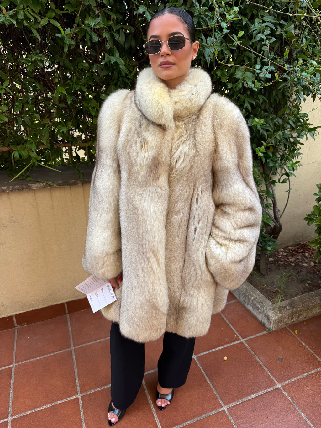 Giacca pelliccia volpe