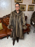 Raccoon fur jacket