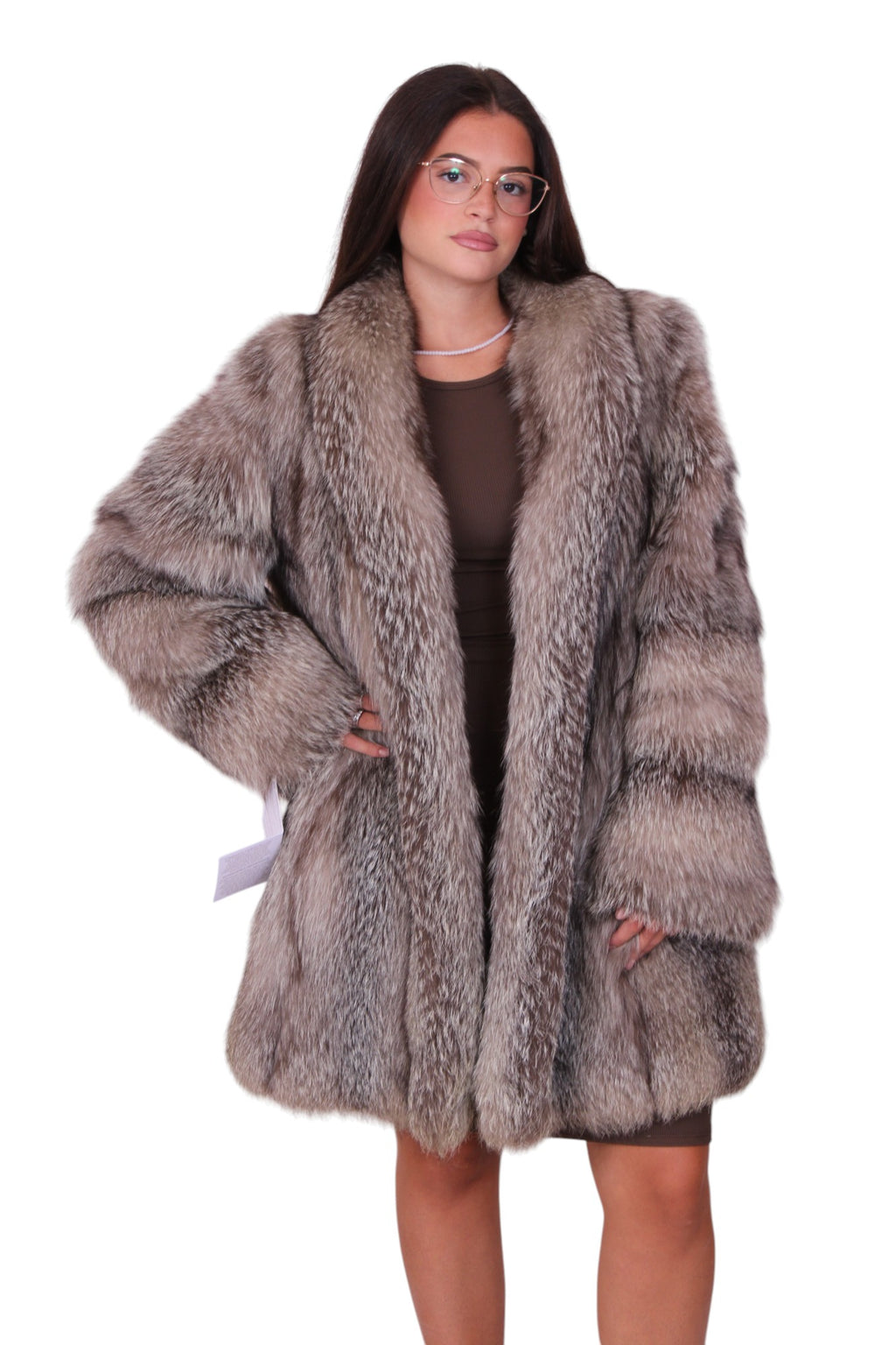 Fox fur jacket