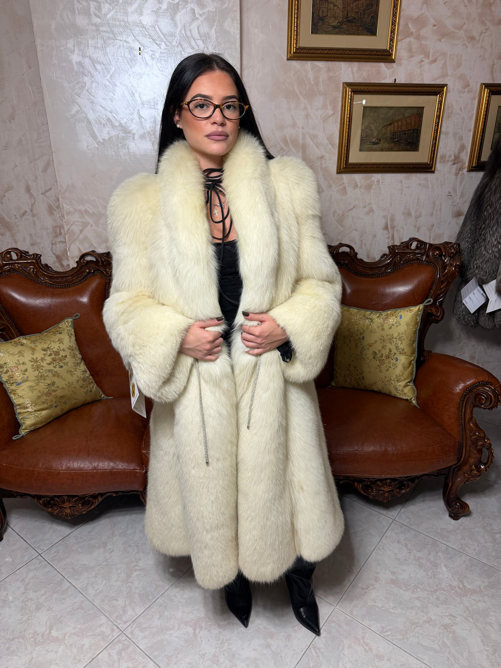 Fox fur jacket