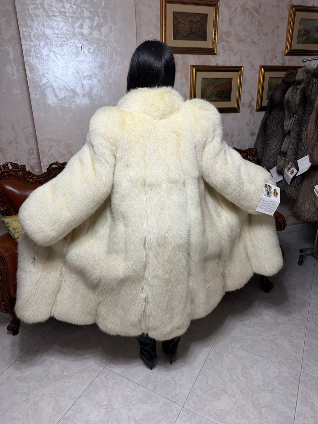 Fox fur jacket