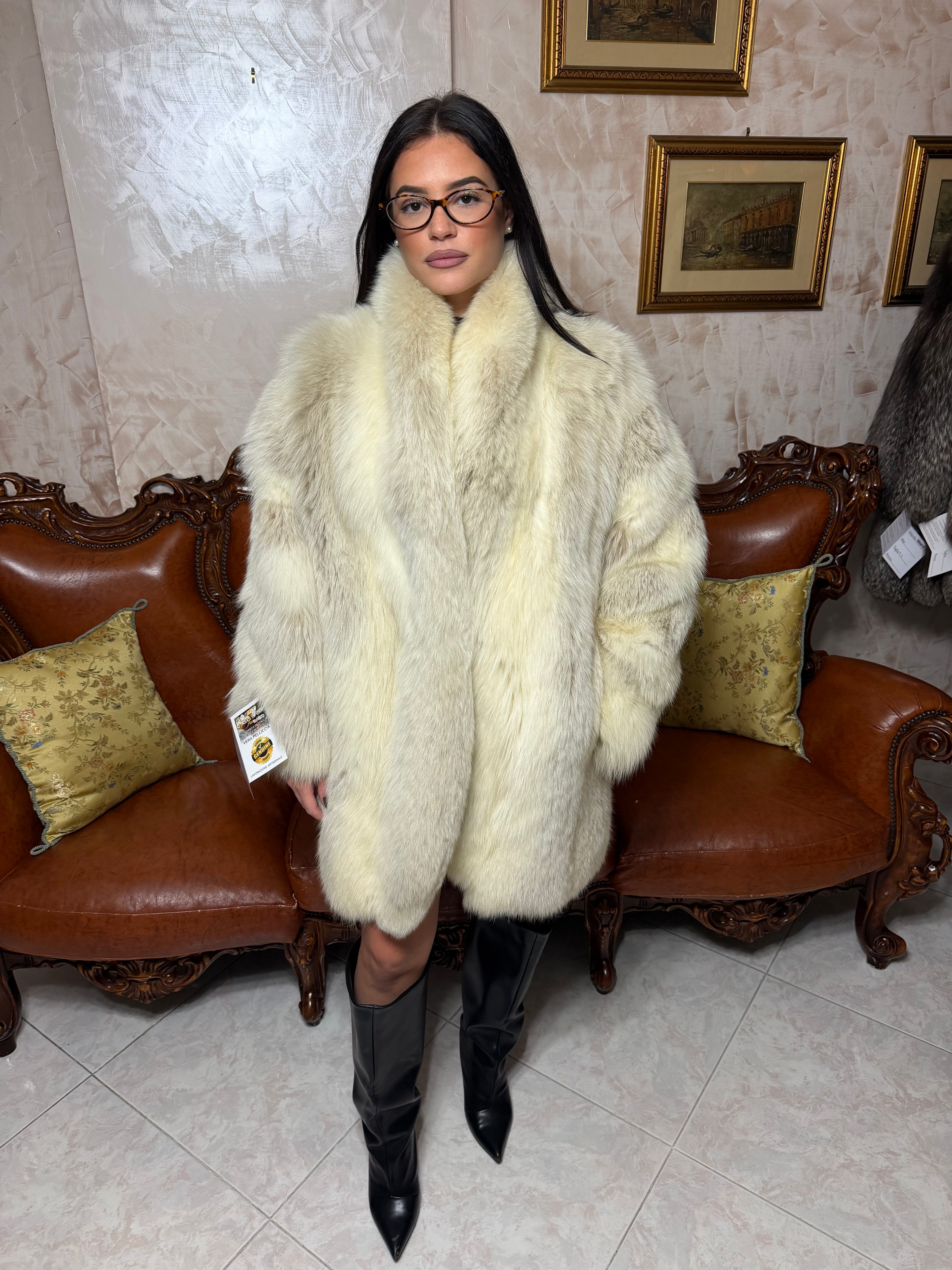 Fox fur jacket