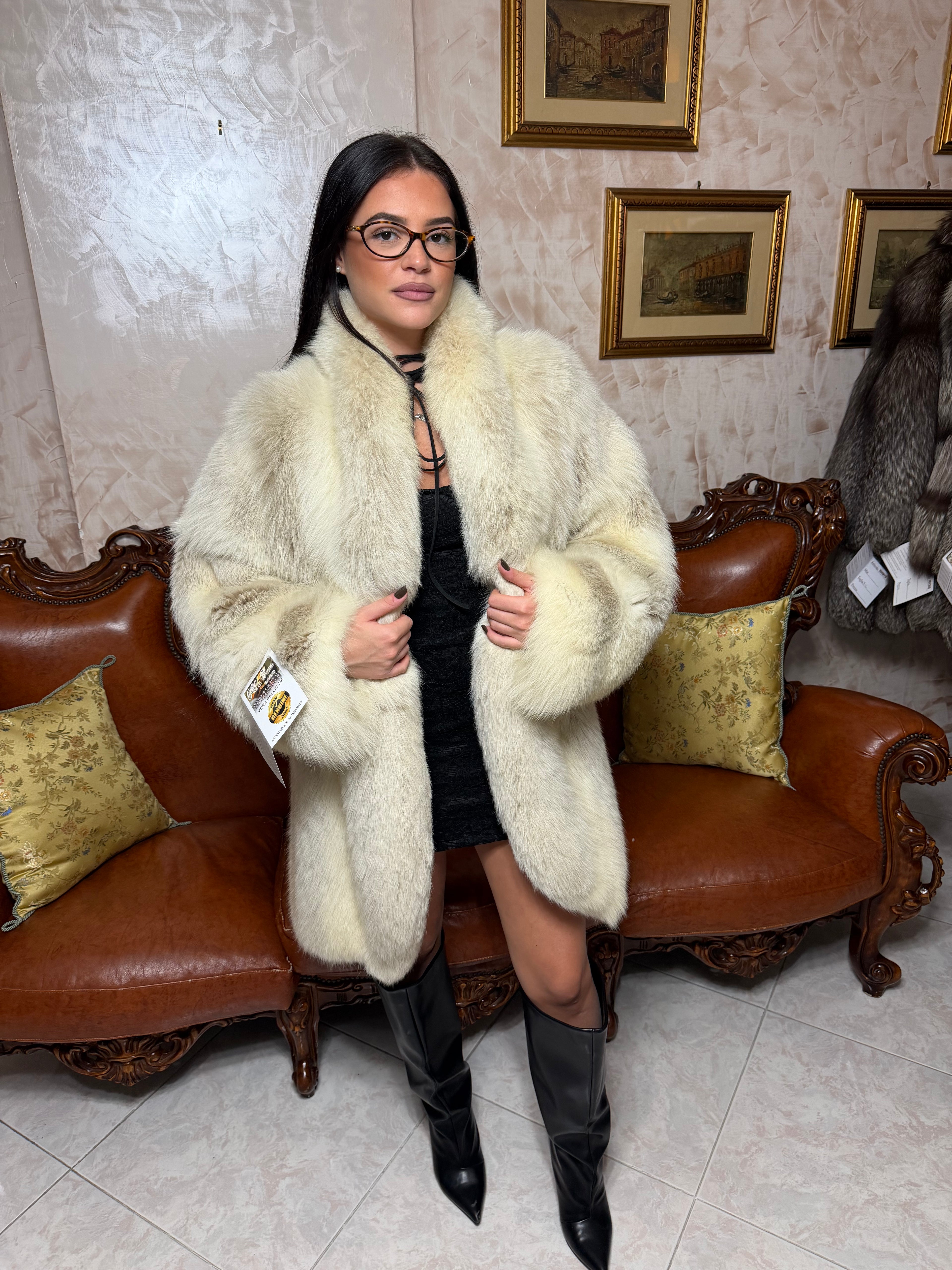Fox fur jacket