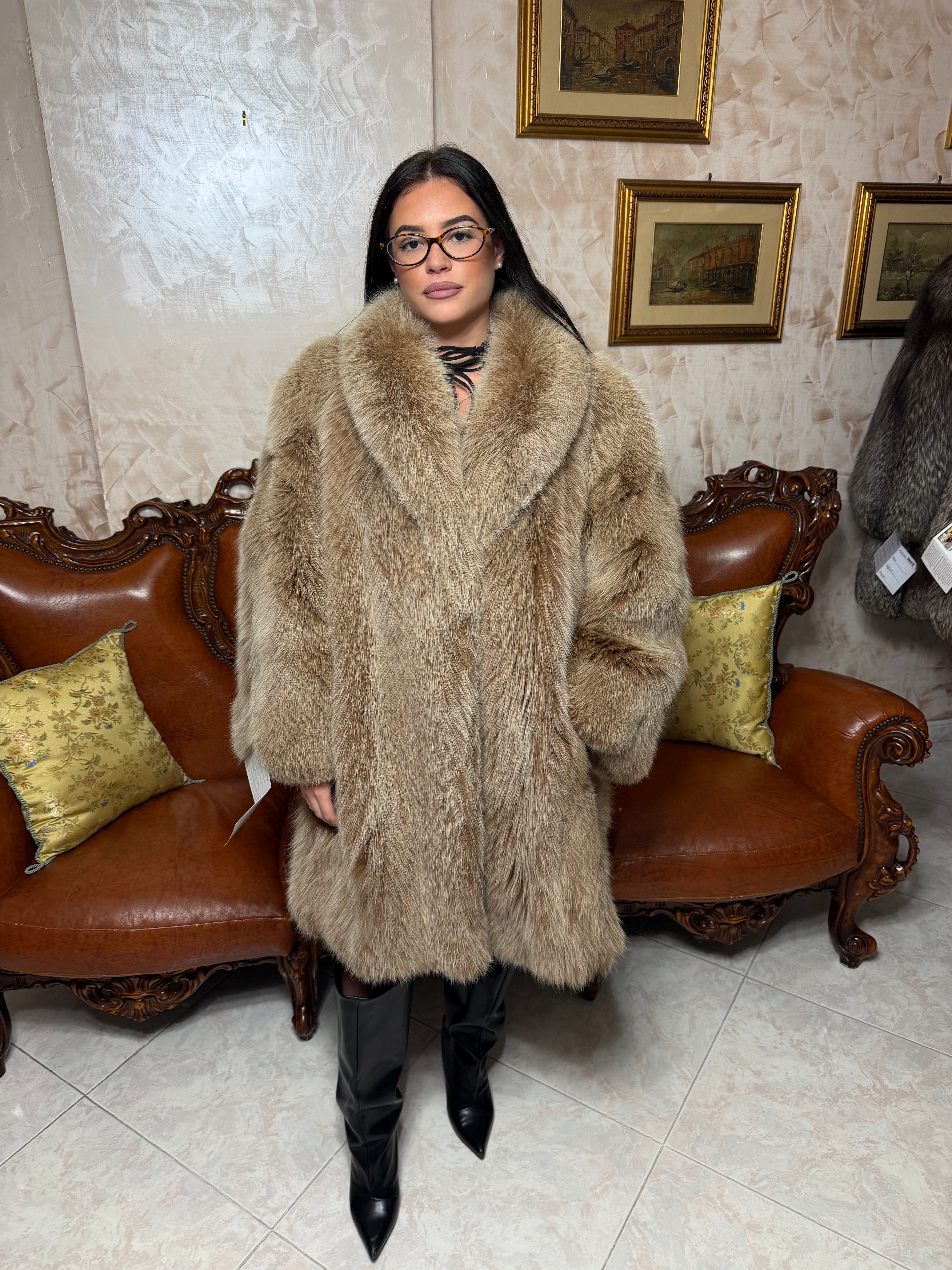 Fox fur jacket