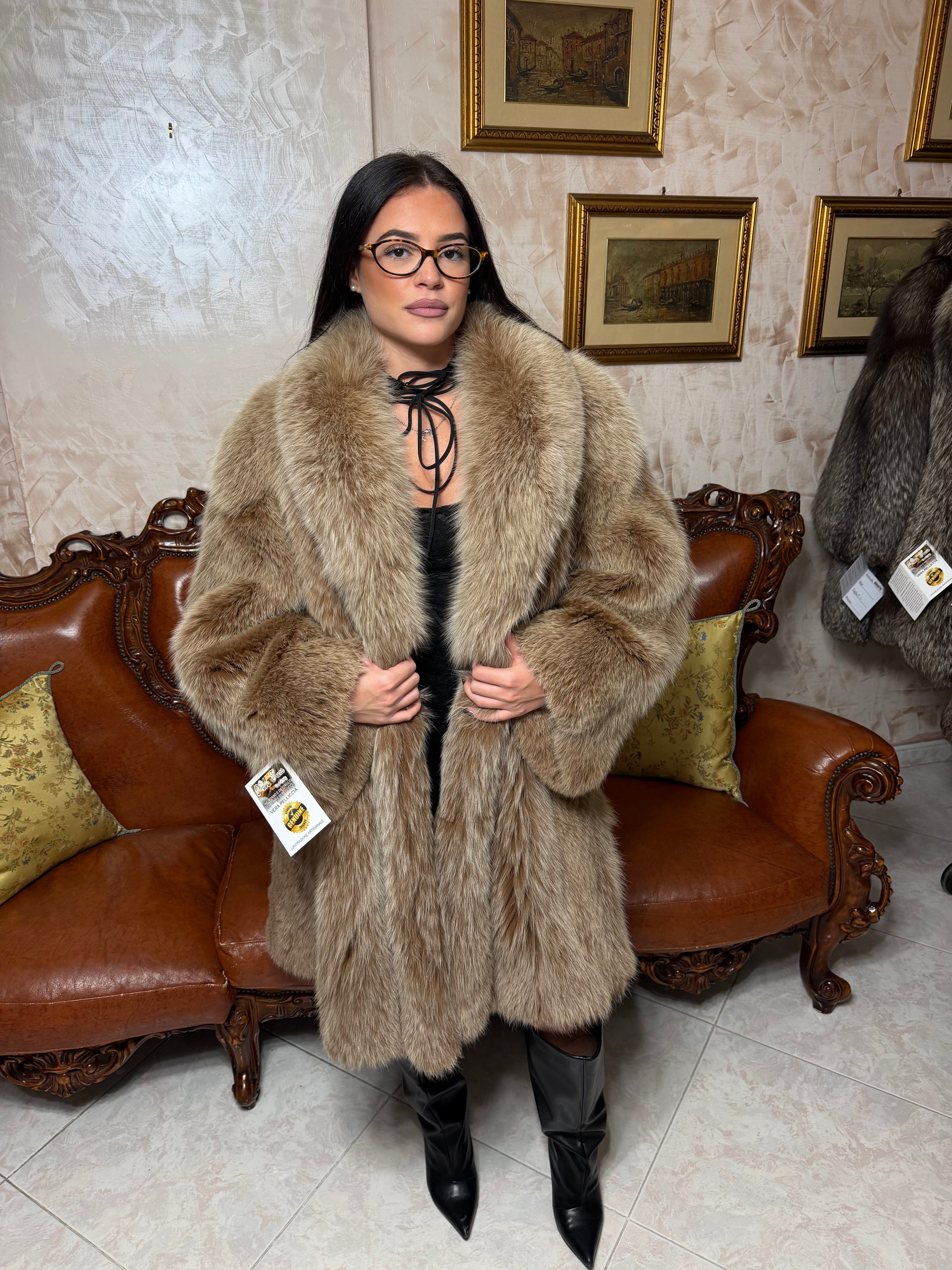 Fox fur jacket
