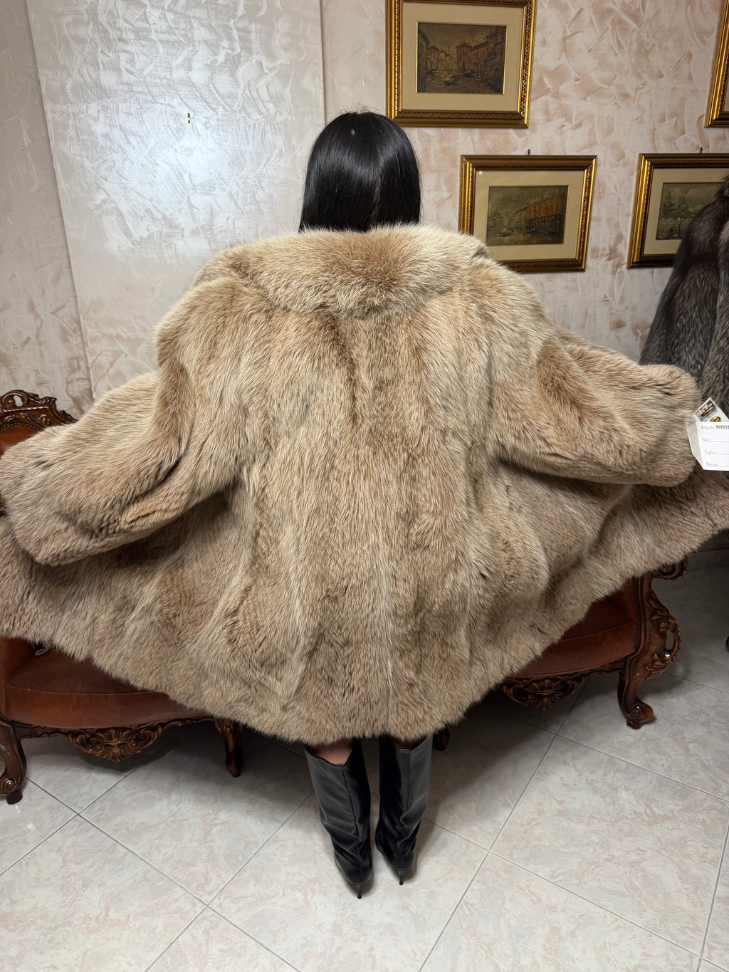 Fox fur jacket