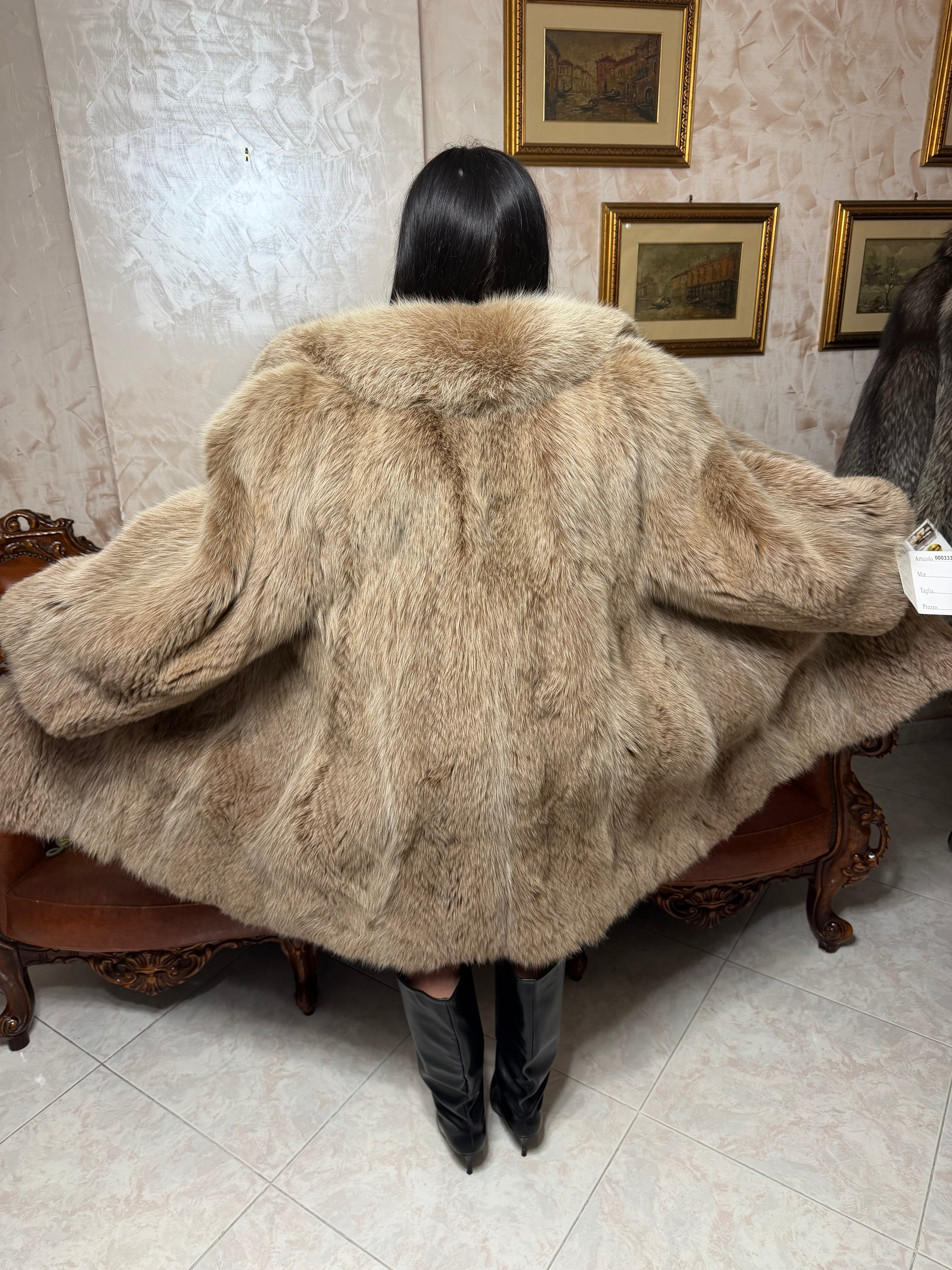 Fox fur jacket