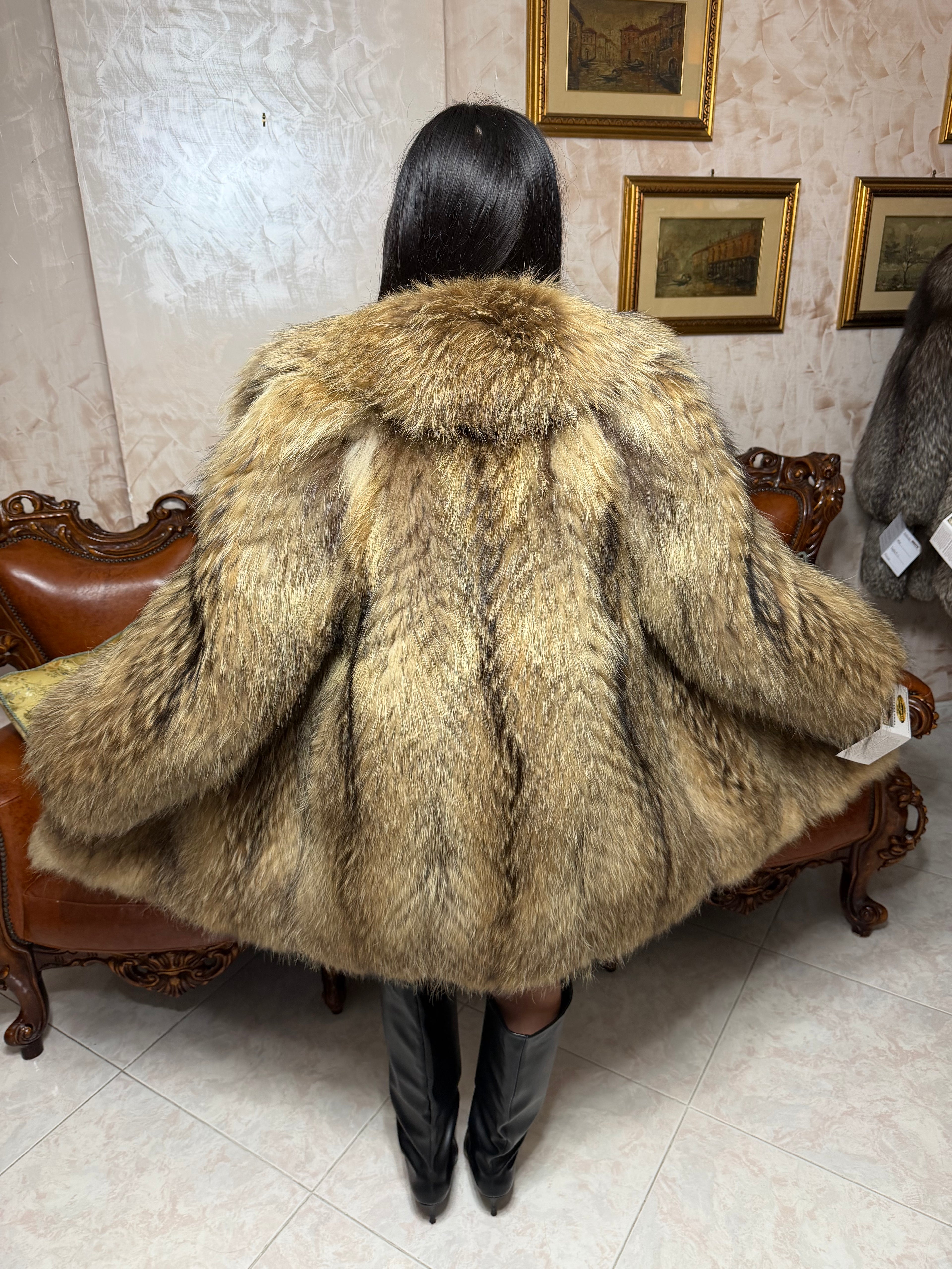 Murmasky (raccoon) fur jacket