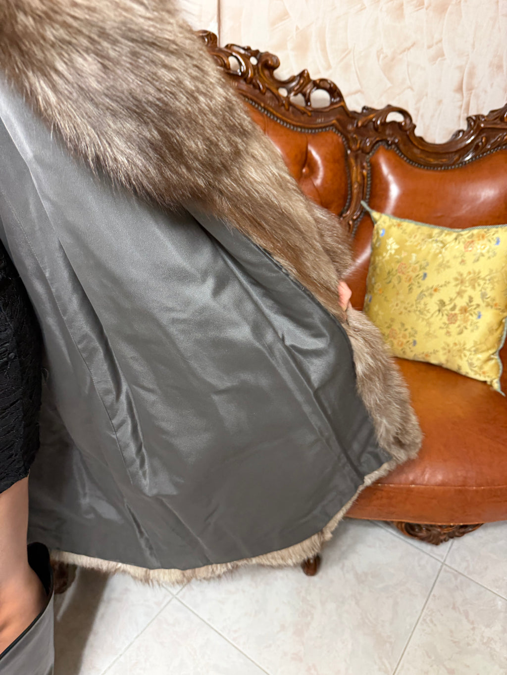 Cappotto pelliccia volpe