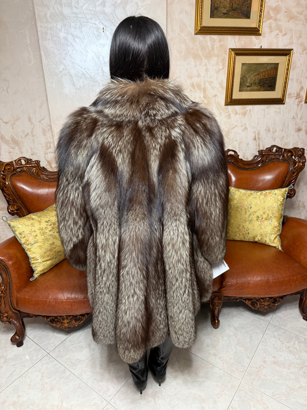 Fox fur jacket